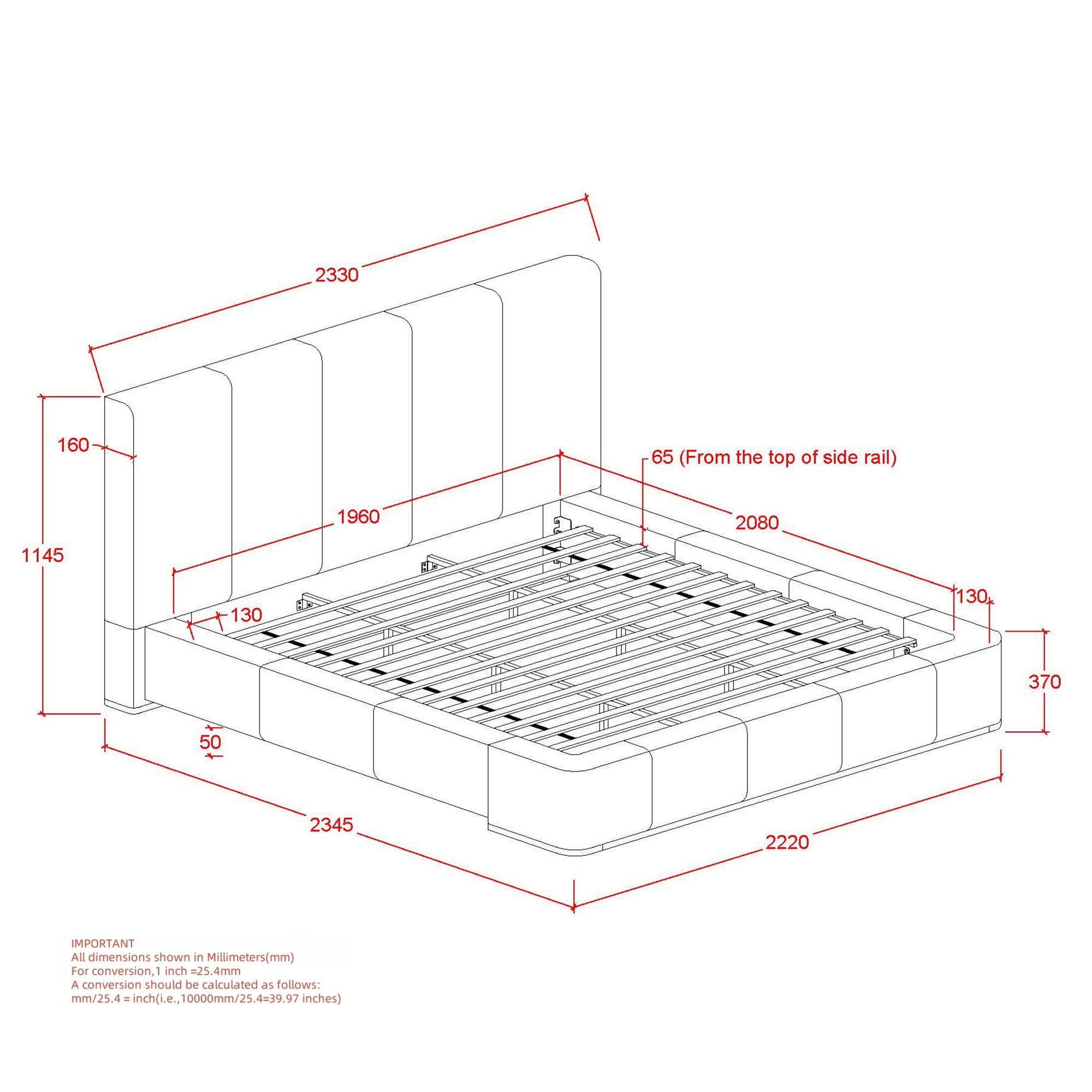 Harrod 78" King Platform Bed