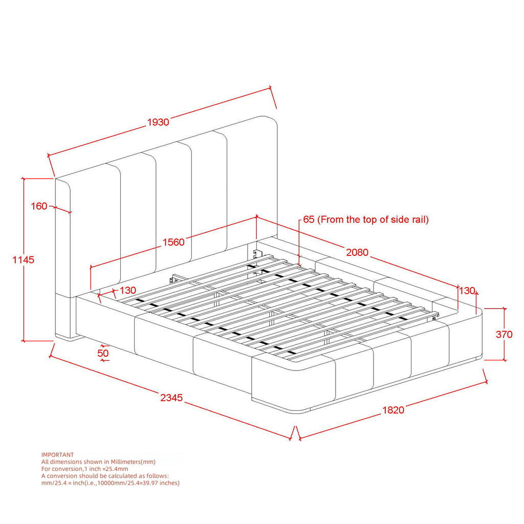 Harrod 60" Queen Platform Bed