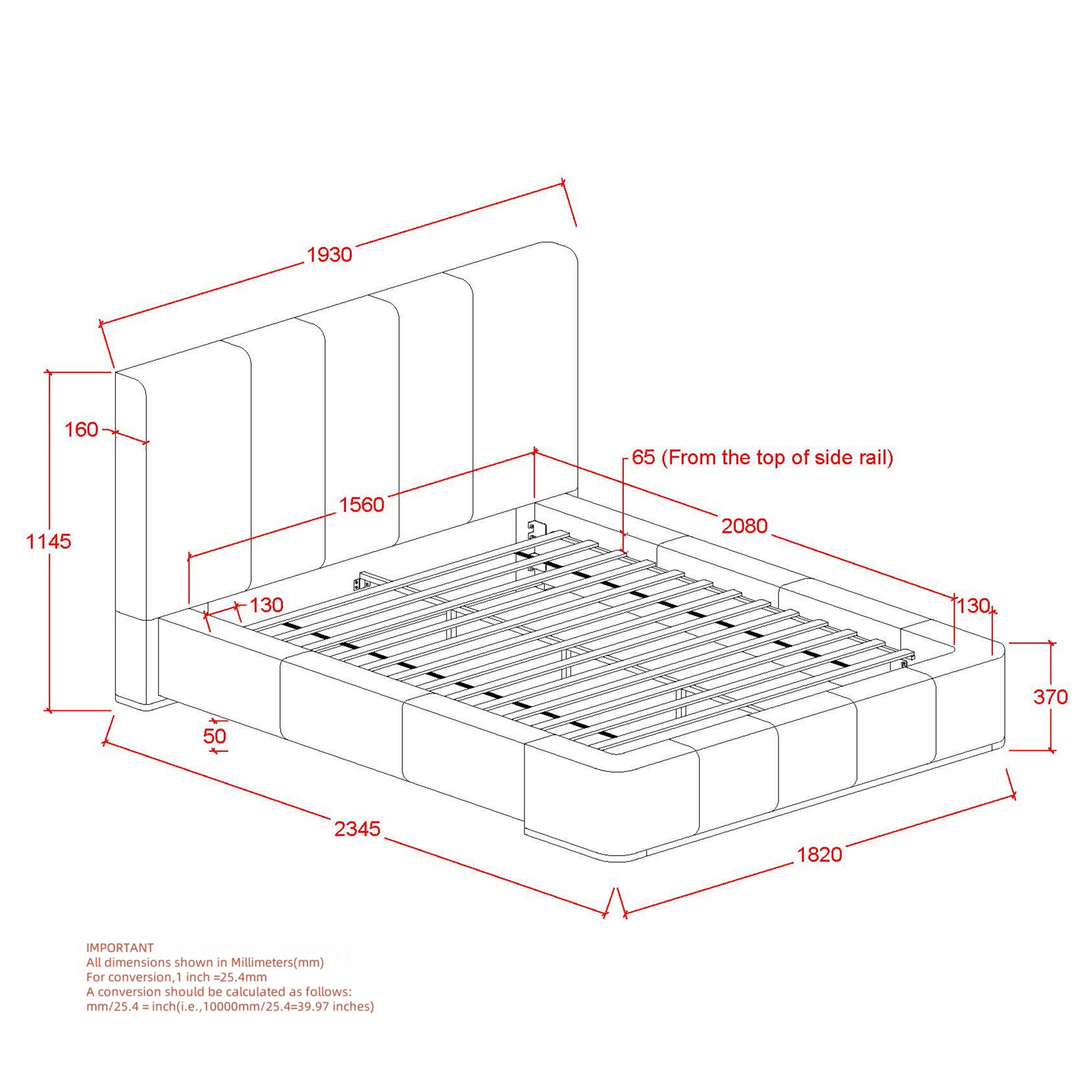 Harrod 60" Queen Platform Bed