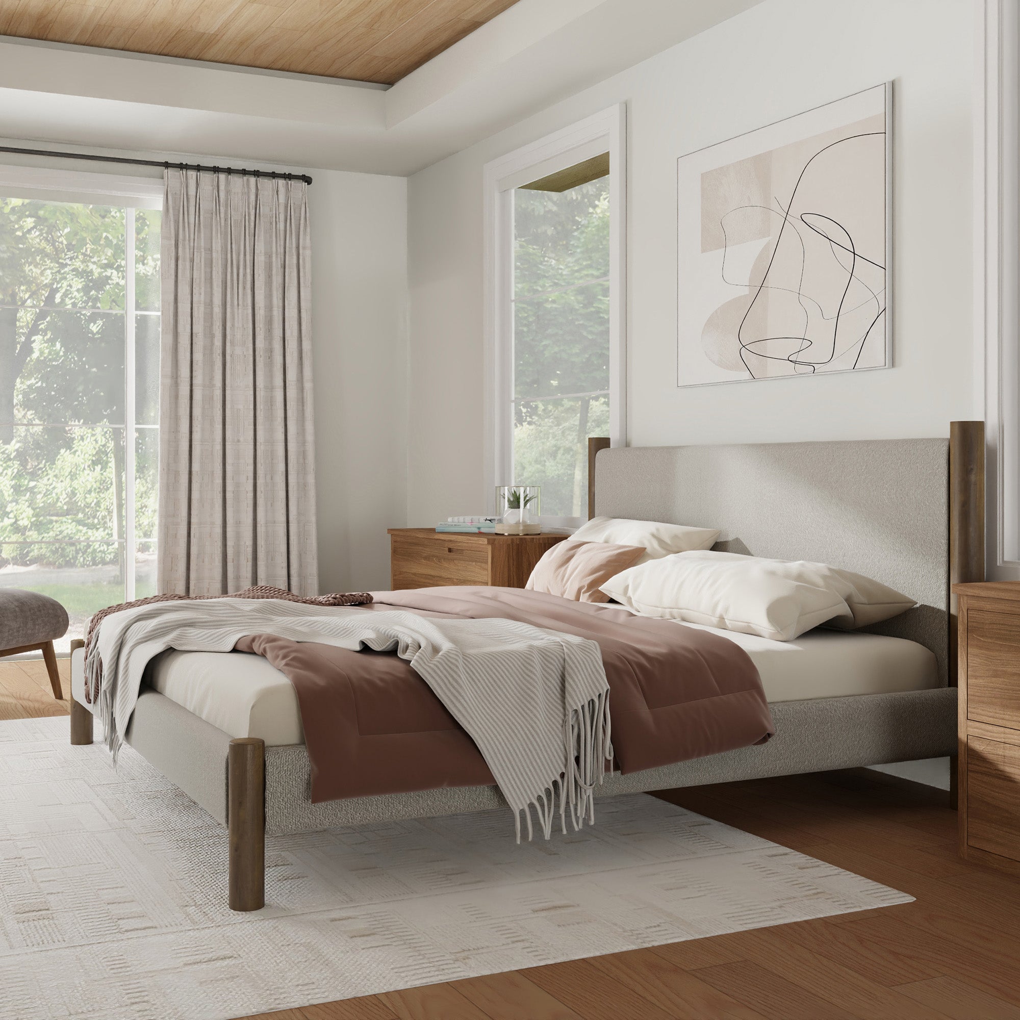 Zoran 78" King Platform Bed