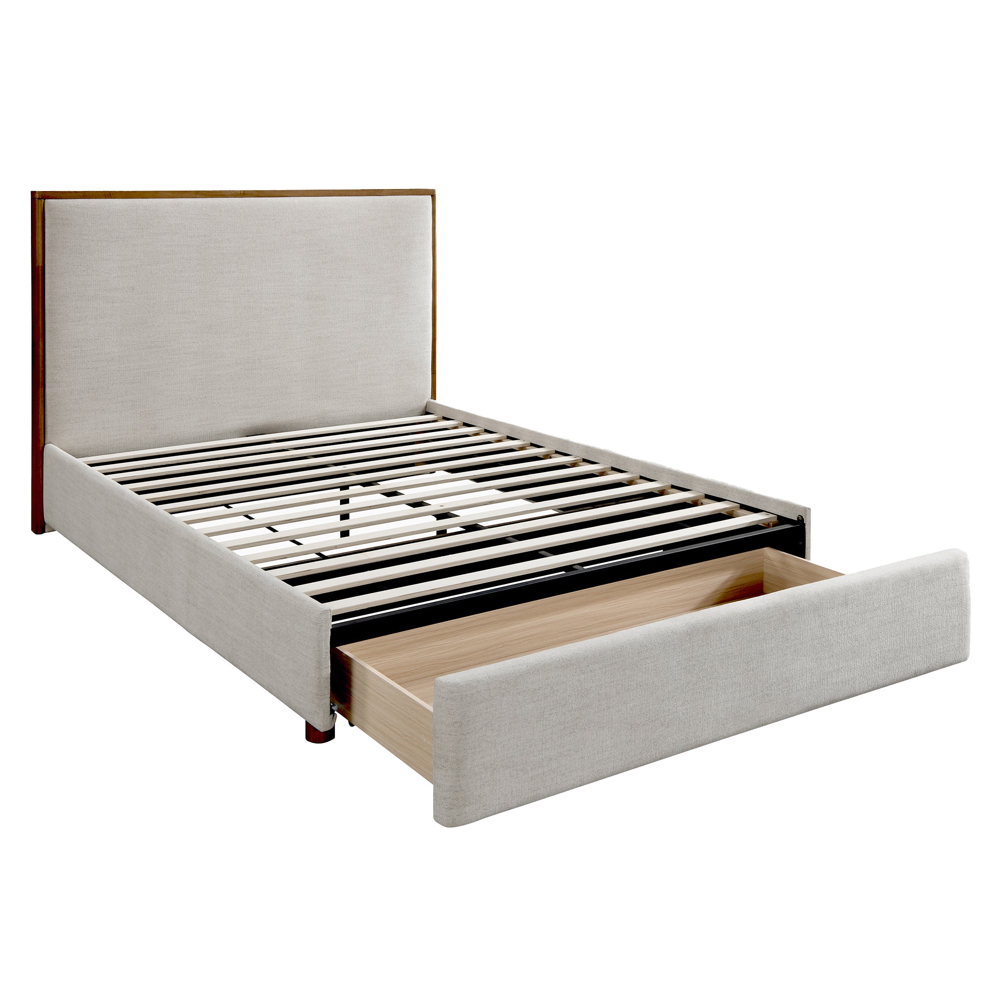 Andover 60" Queen Platform Bed W/Drawer