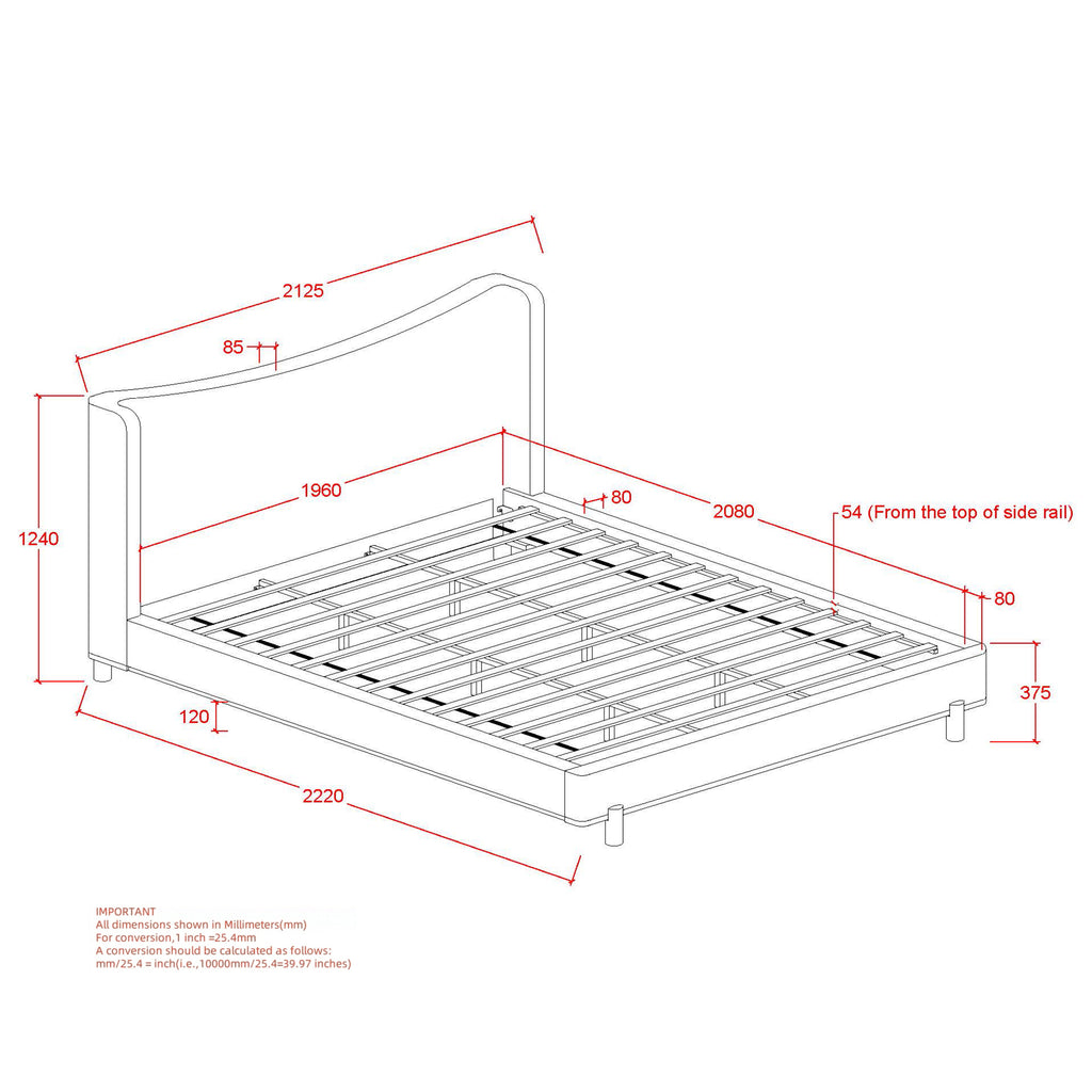 Isadora 78" King Platform Bed