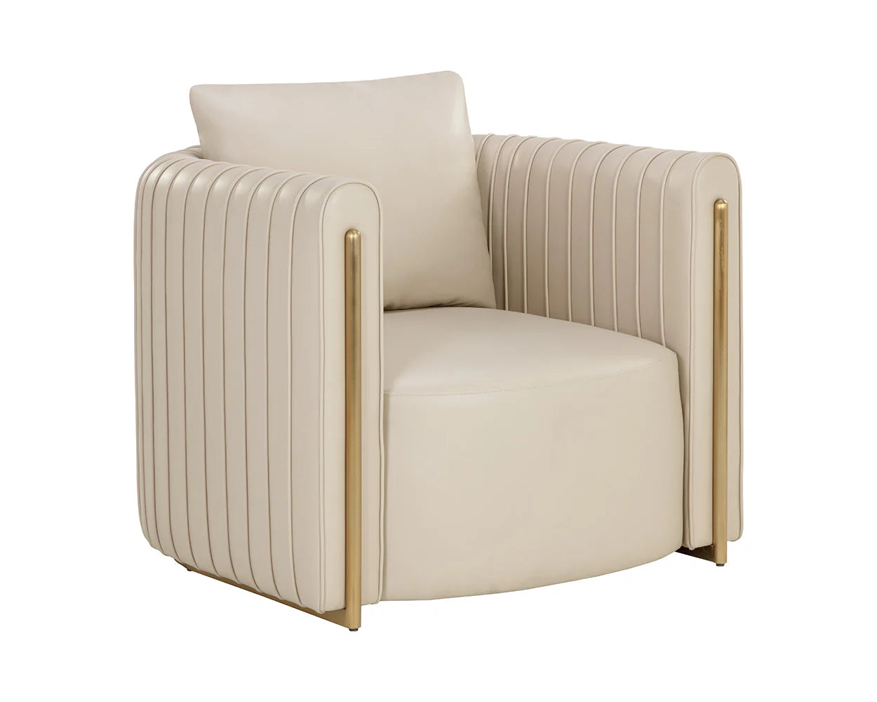 Alix Lounge Chair in Napa Beige