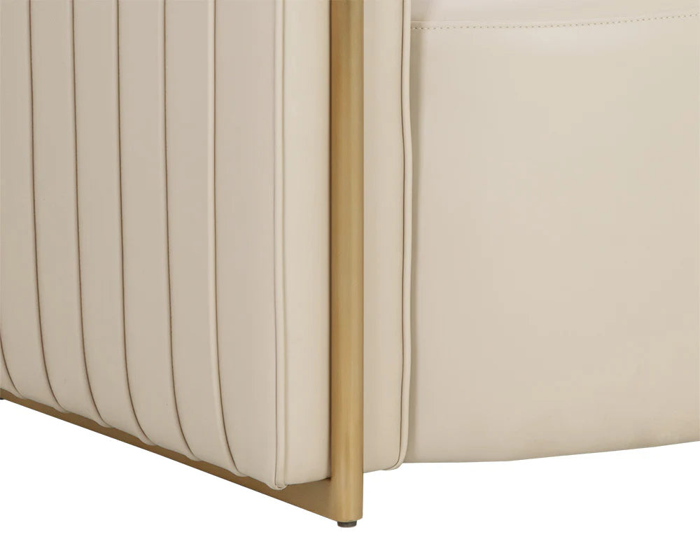 Alix Lounge Chair in Napa Beige