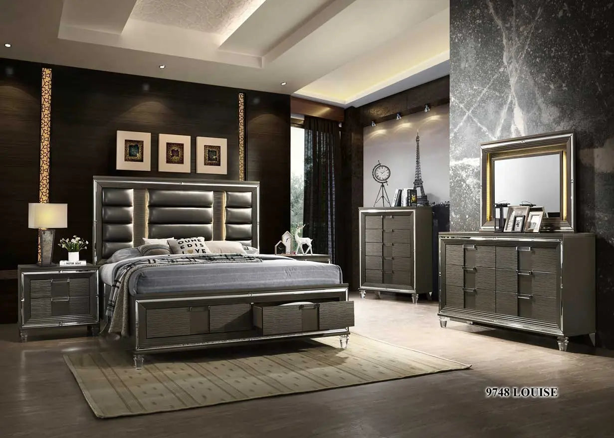 Louise 9748 Bedroom Set