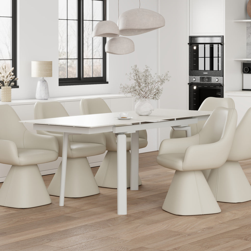 Bellaro Dining Table W/Extension, 55"-79"