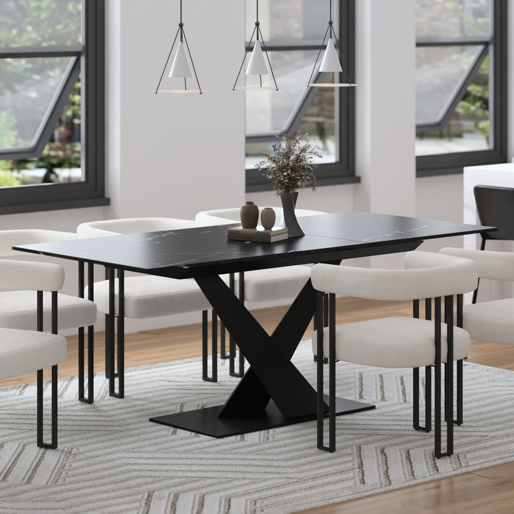 Julius Dining Table W/Extension, 63"-79"