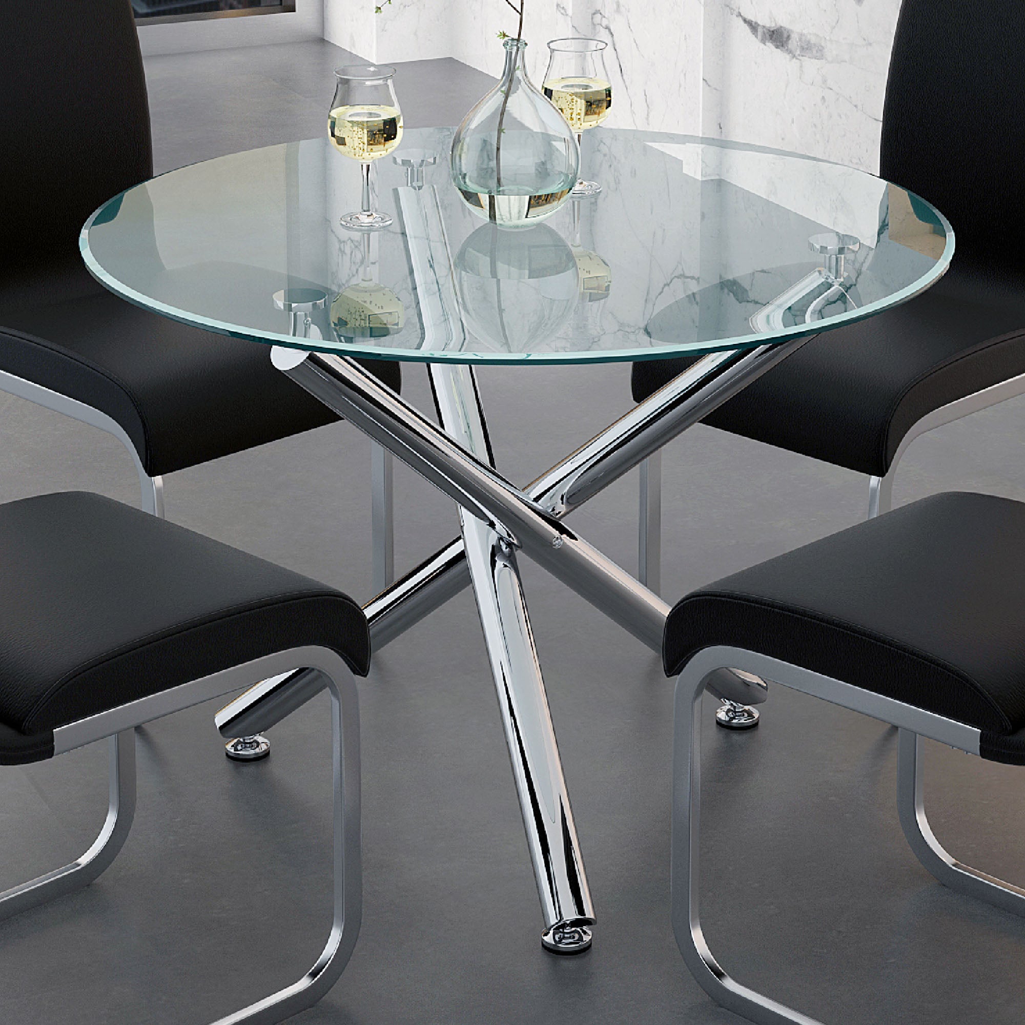 Solara Ii Round Dining Table, 40"