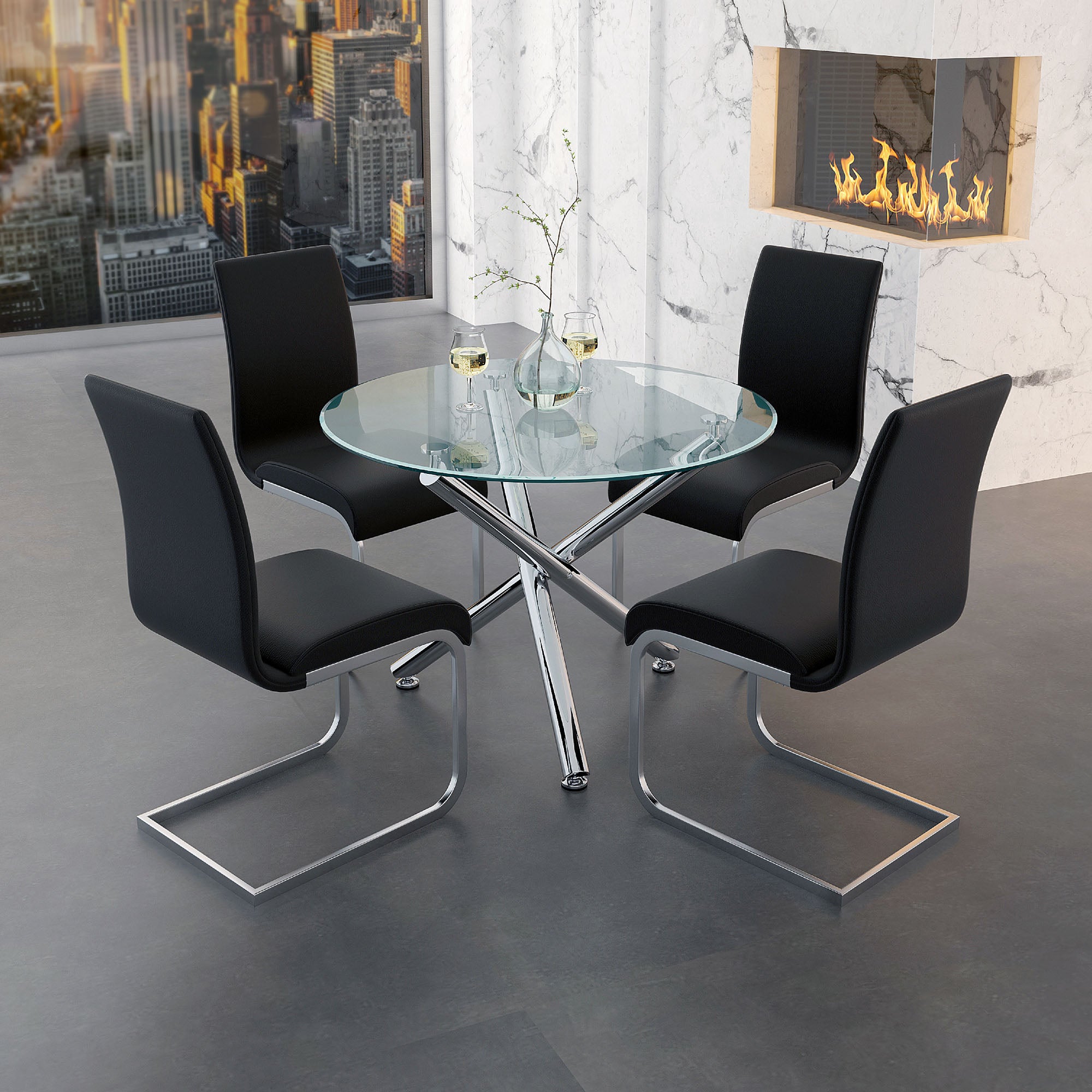 Solara Ii Round Dining Table, 40"