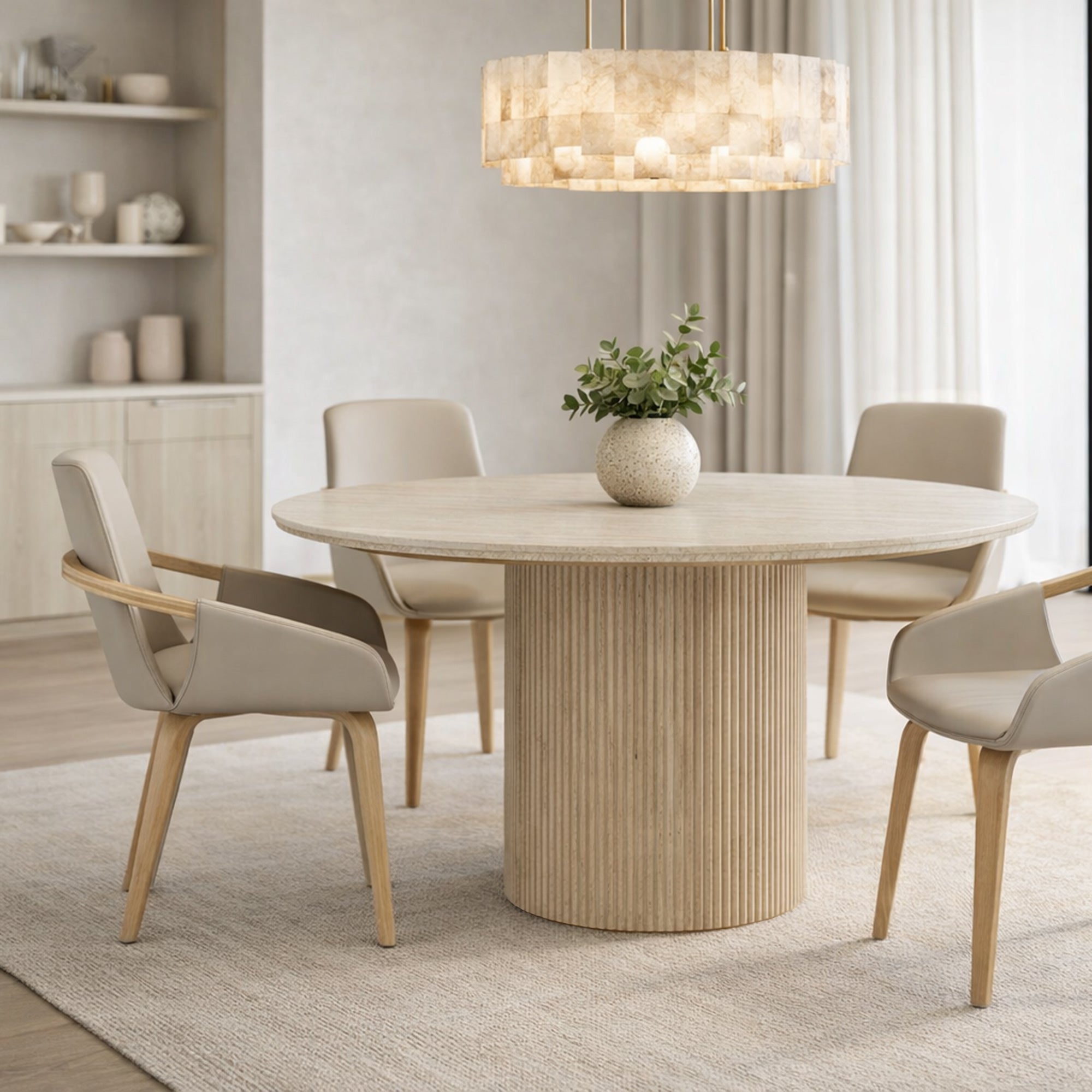 Thalia Round Dining Table, 47"