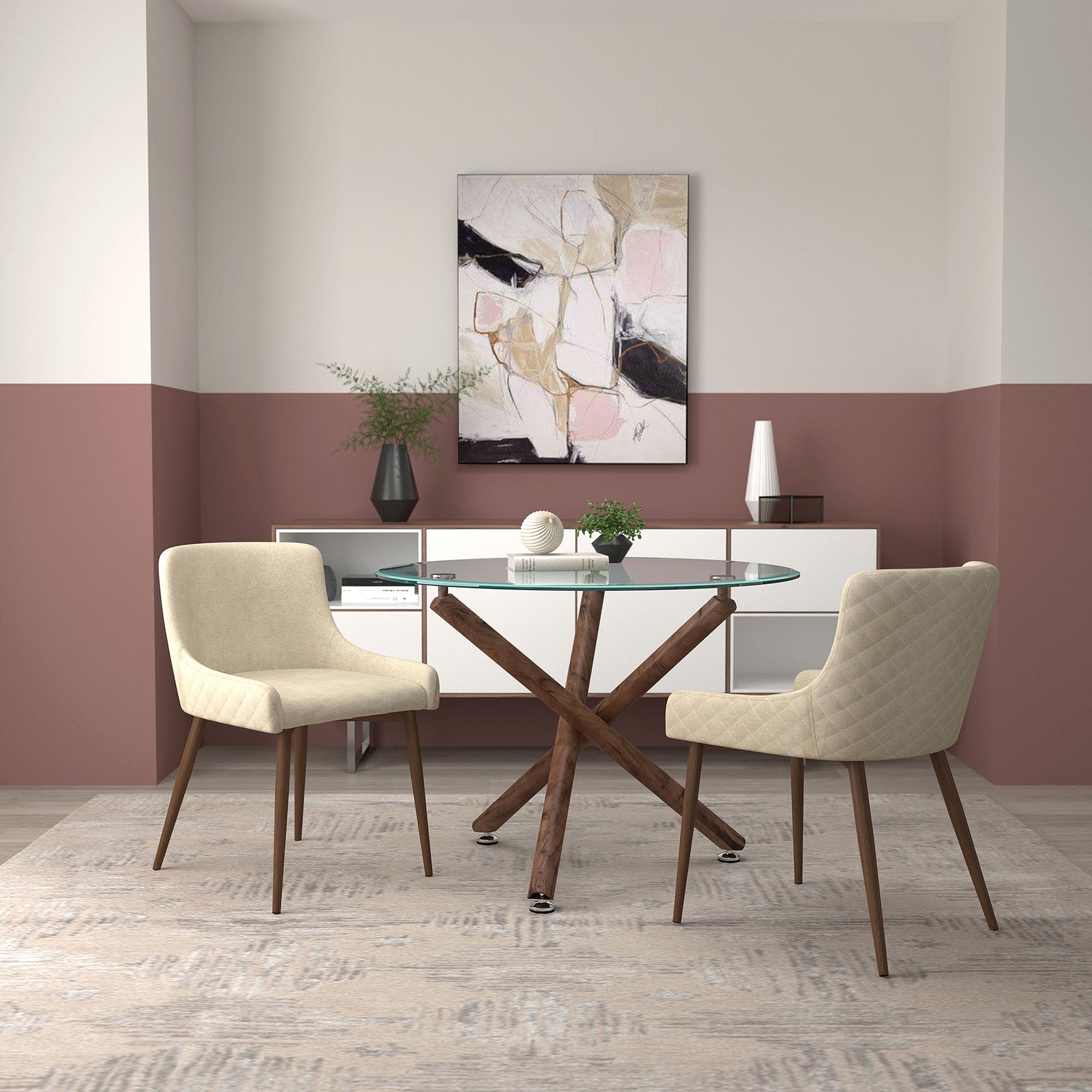Rocca Round Dining Table, 40"