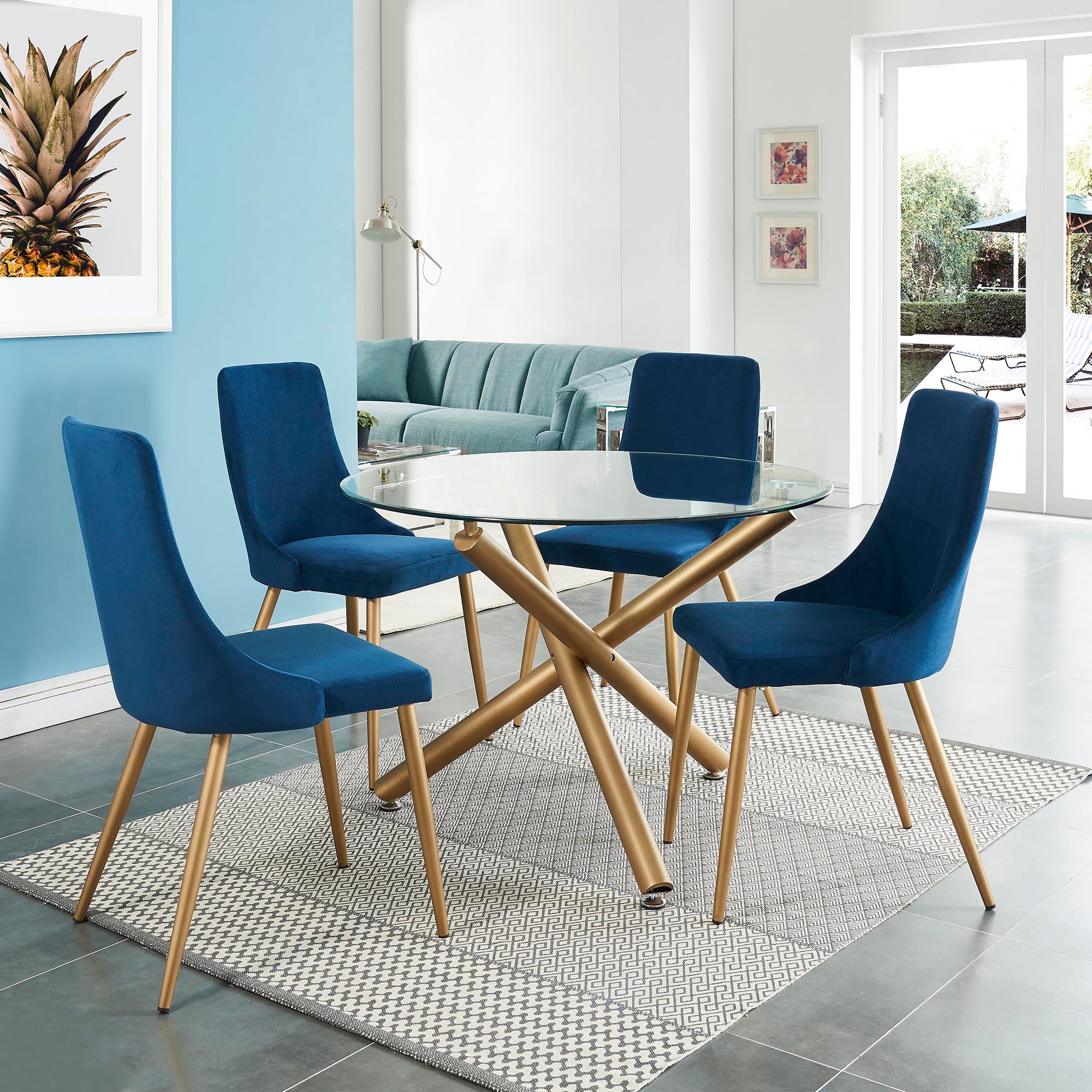 Carmilla Round Dining Table, 40"