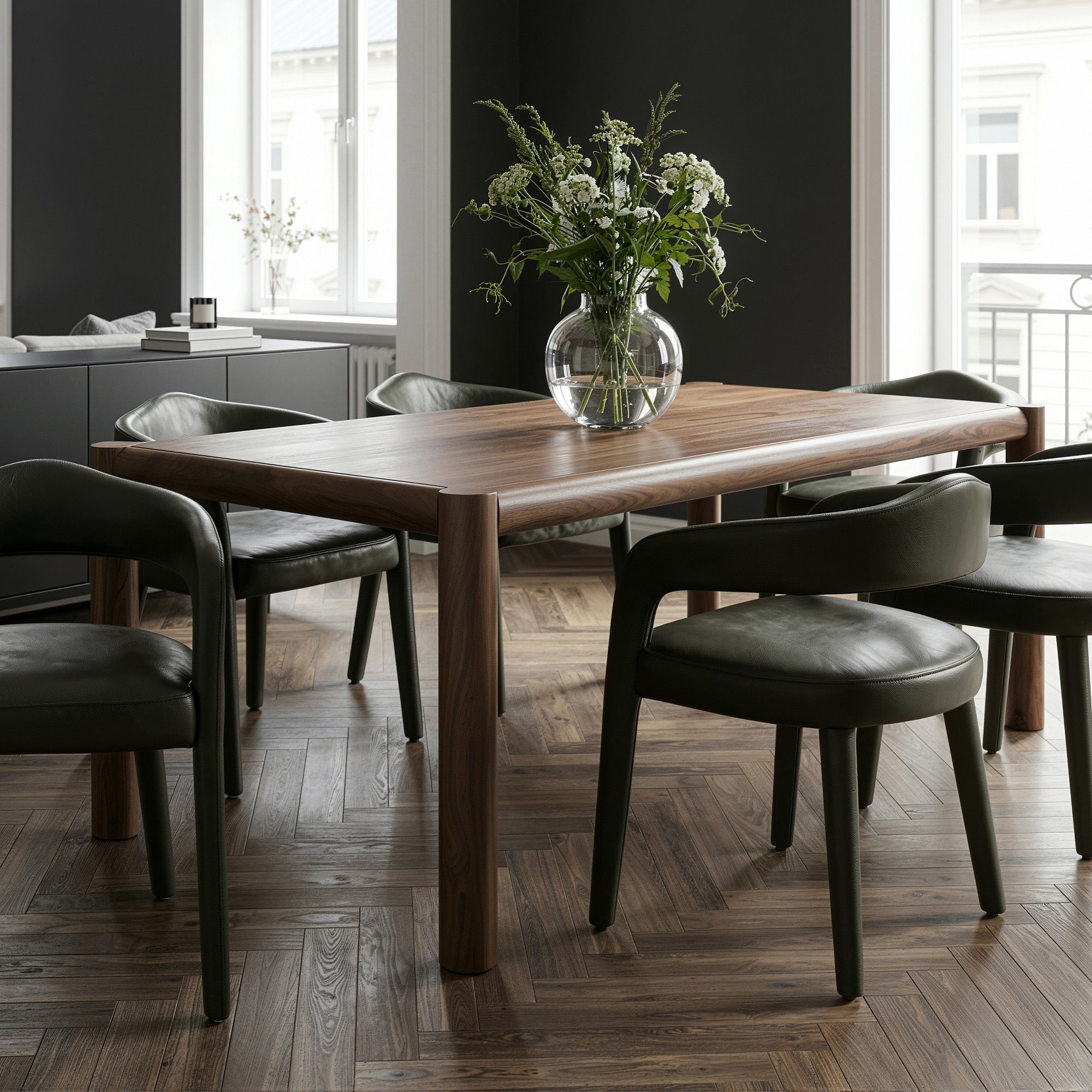 Advik Rectangular Dining Table, 79"