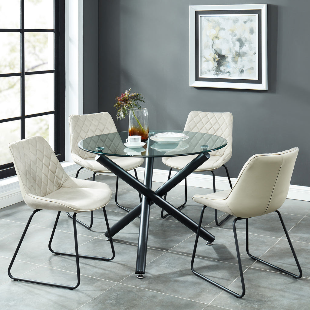 Suzette Round Dining Table, 40"