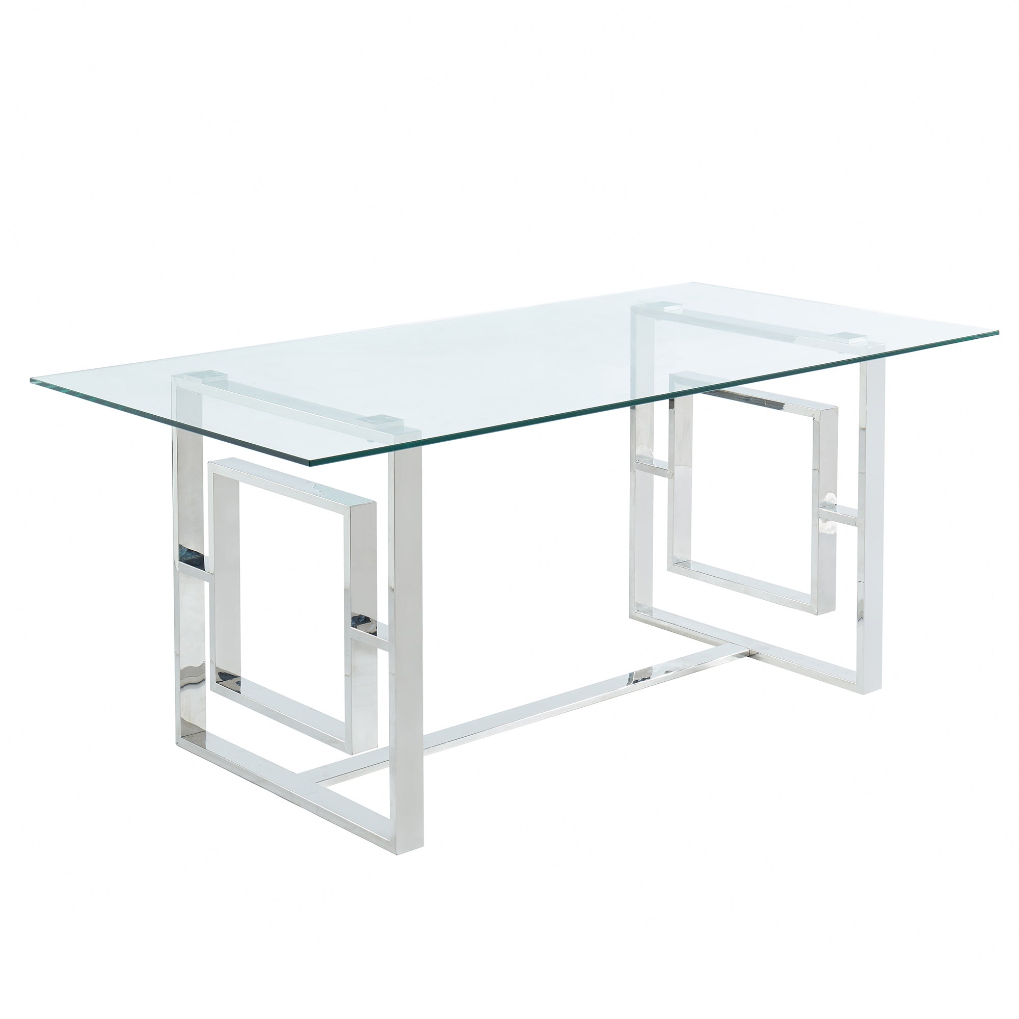 Eros Rectangular Dining Table, 71&Quot;