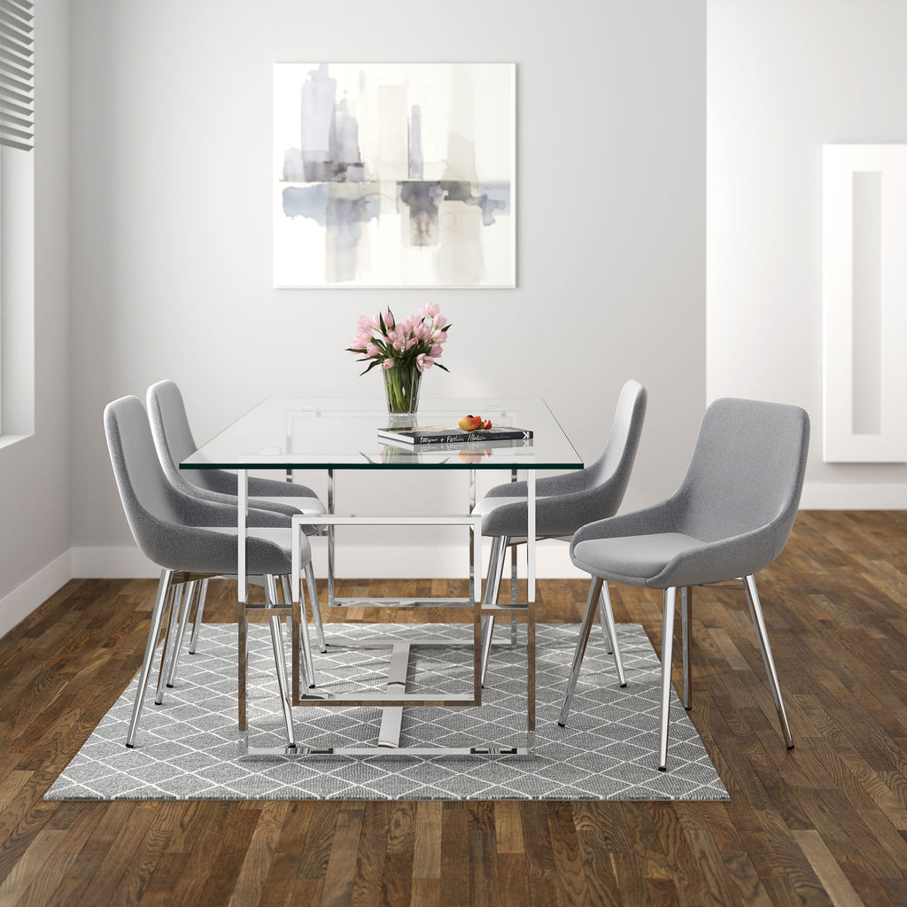 Eros Rectangular Dining Table, 71&Quot;