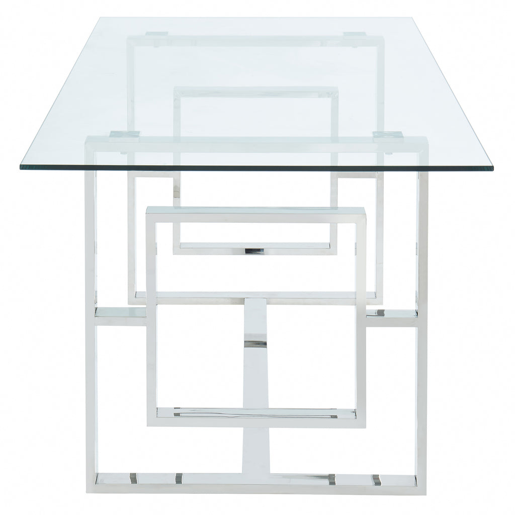 Eros Rectangular Dining Table, 71&Quot;