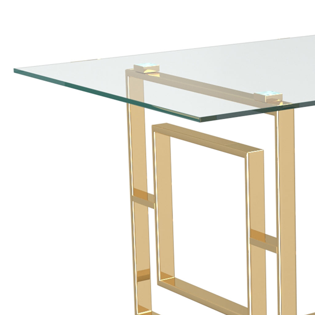 Eros Rectangular Dining Table, 71&Quot;