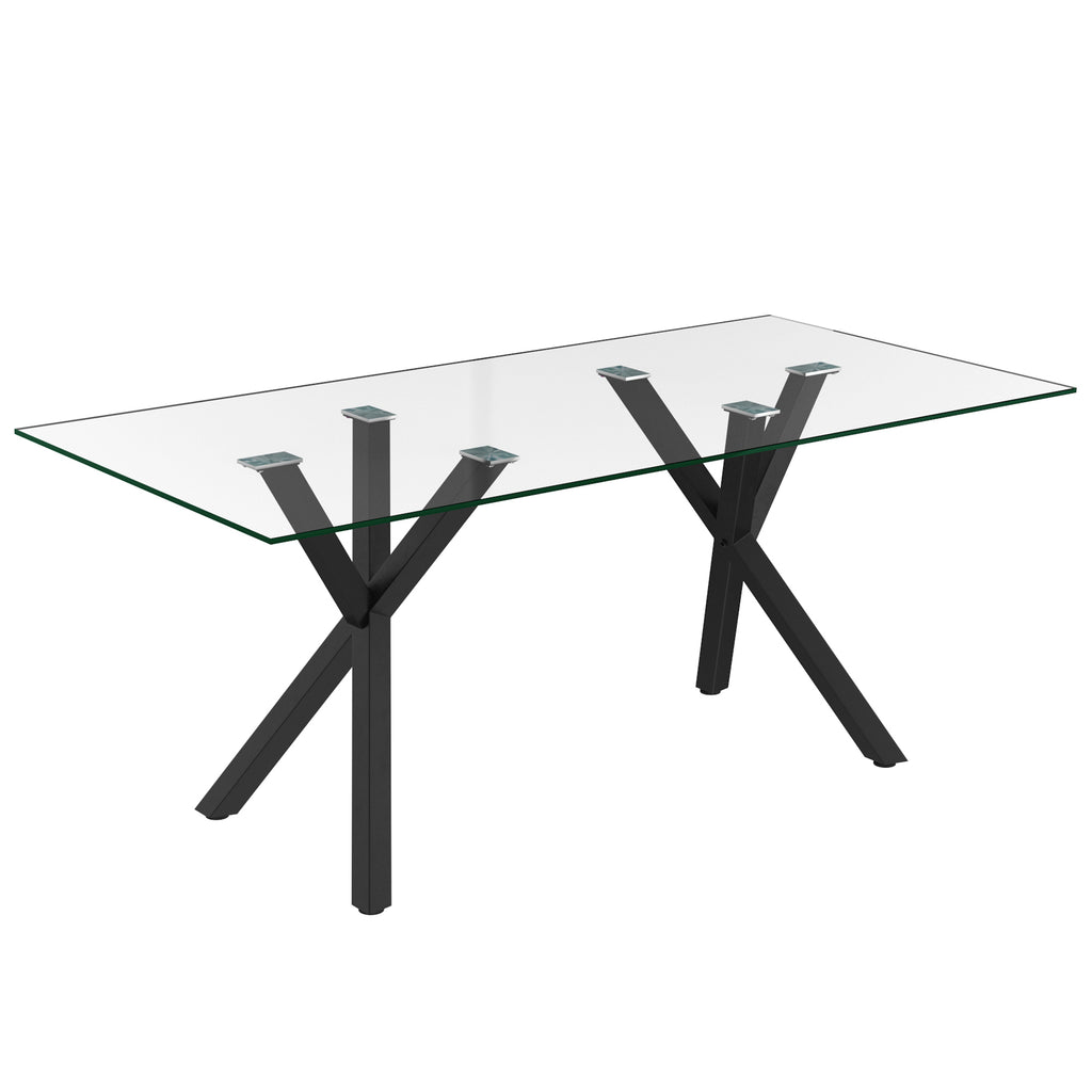 Stark Rectangular Dining Table, 71"
