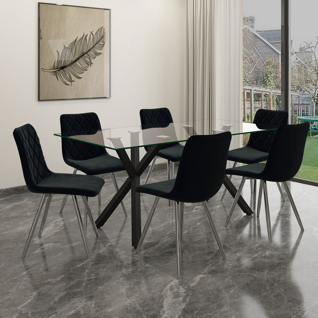 Stark Rectangular Dining Table, 71"