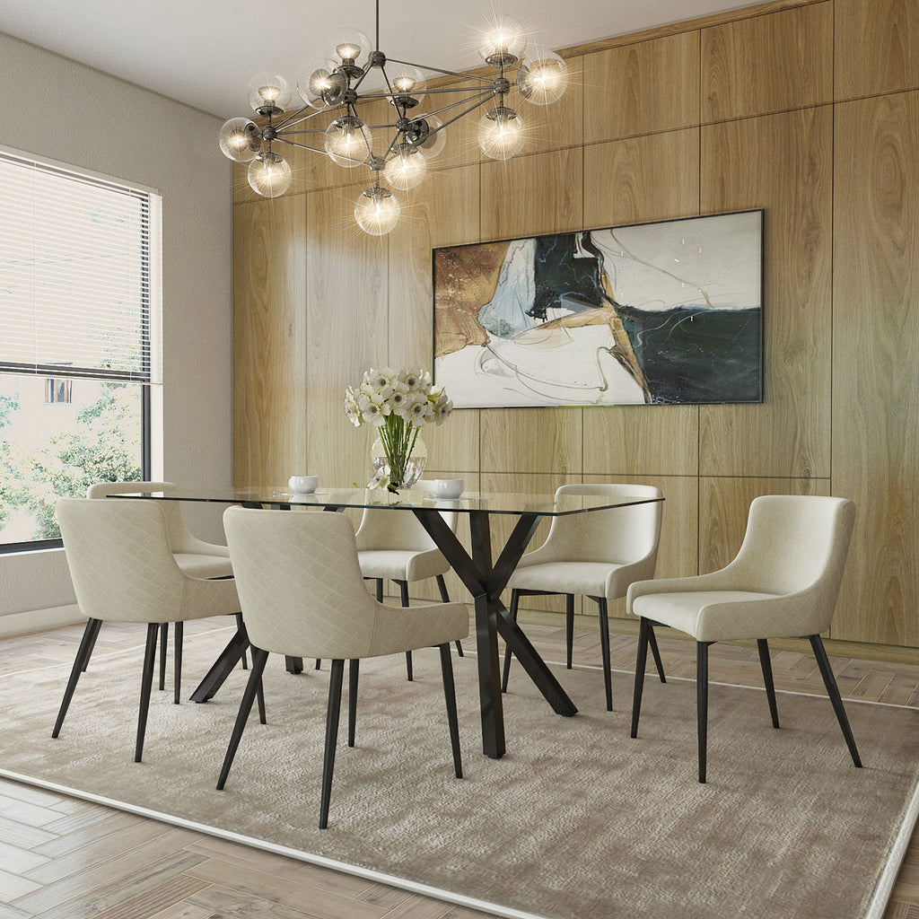 Stark Rectangular Dining Table, 71"