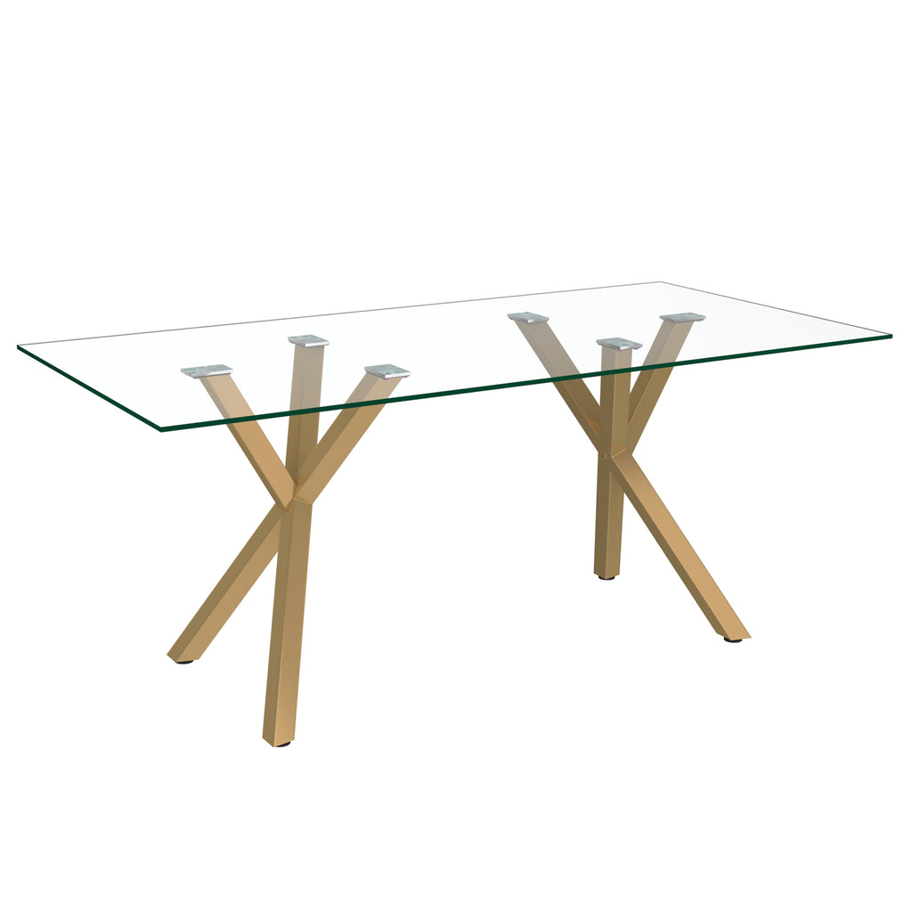Stark Rectangular Dining Table, 71"