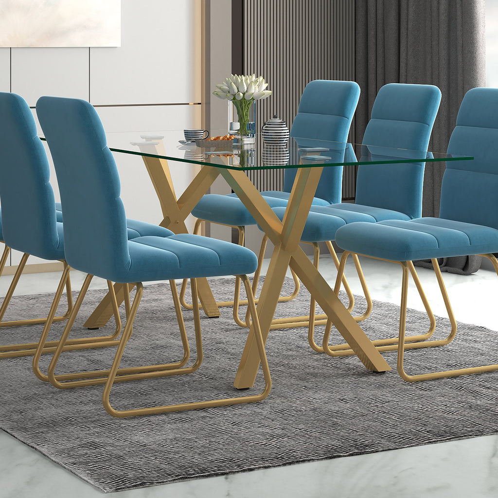 Stark Rectangular Dining Table, 71"