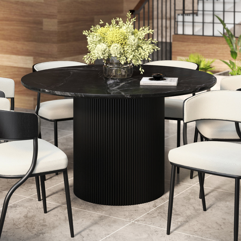 Jilsa Round Dining Table, 51"