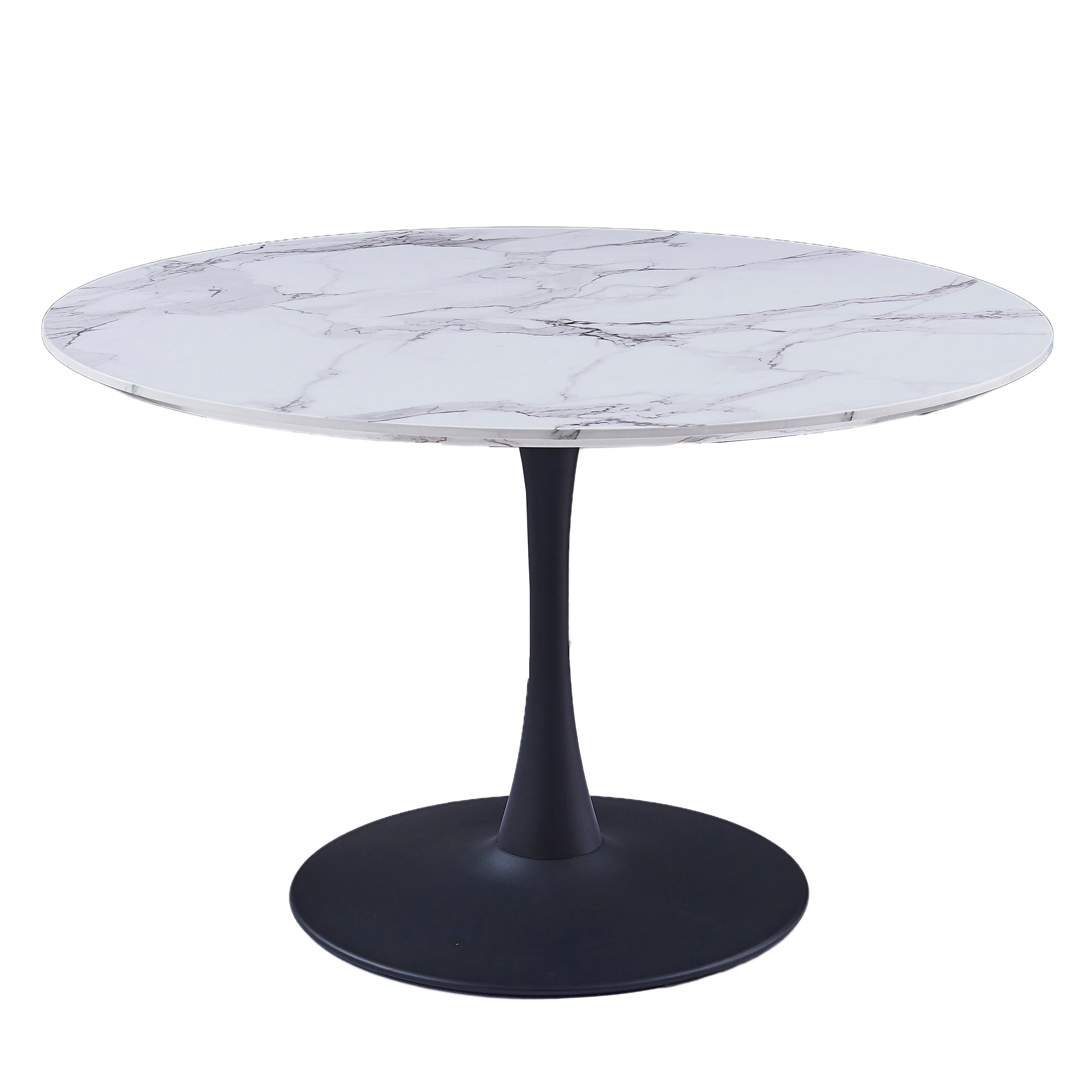 Zilo Round Pedestal Dining Table, 48"