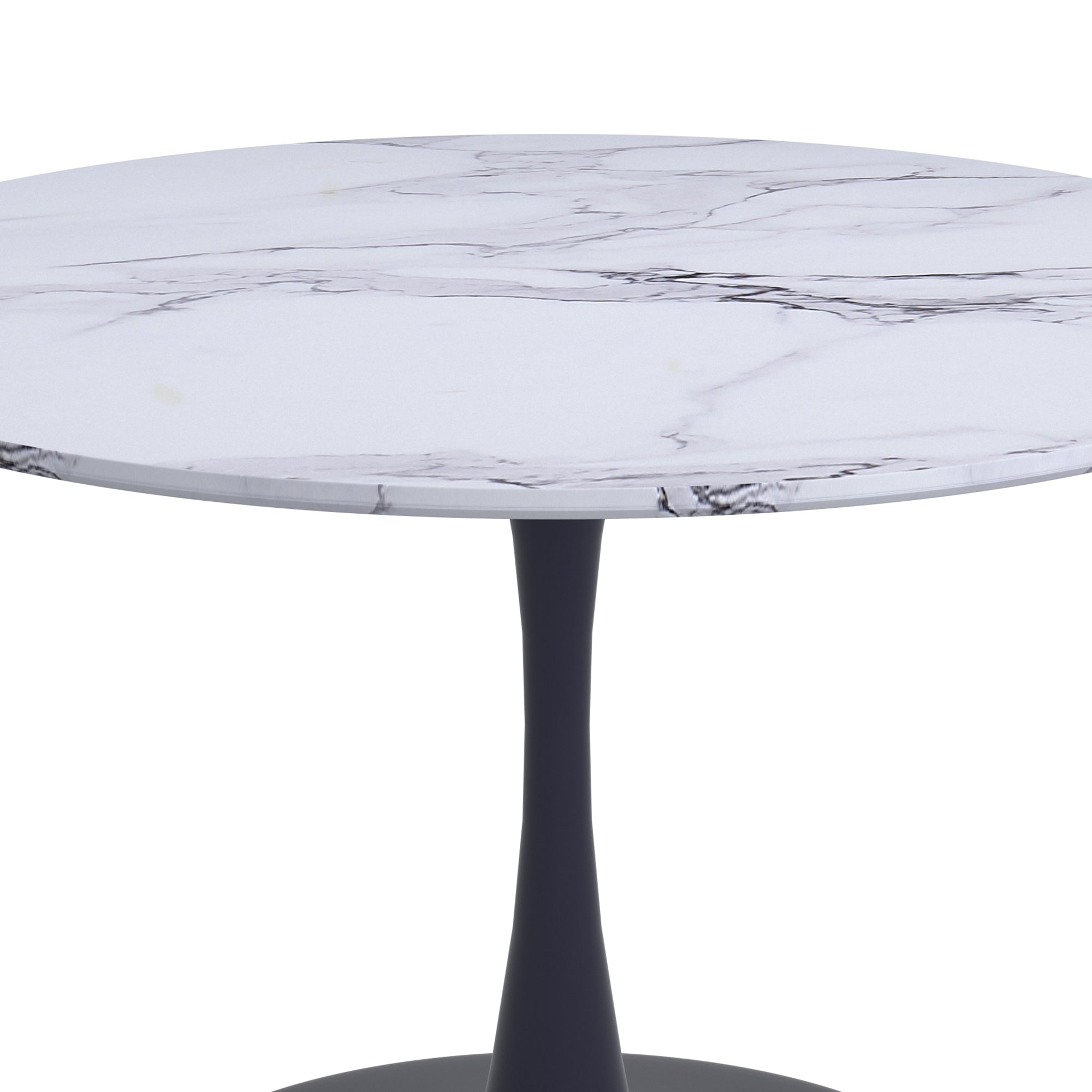 Zilo Round Pedestal Dining Table, 48"