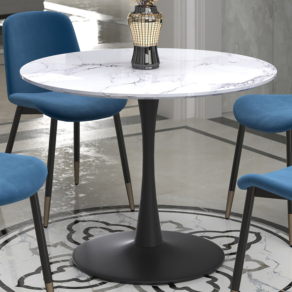 Zilo Round Pedestal Dining Table, 40"
