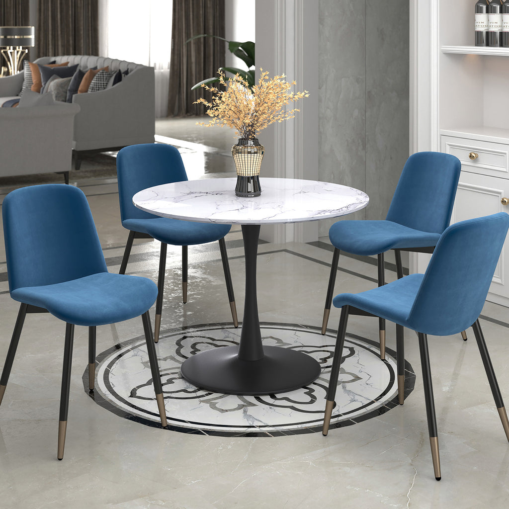 Zilo Round Pedestal Dining Table, 40"