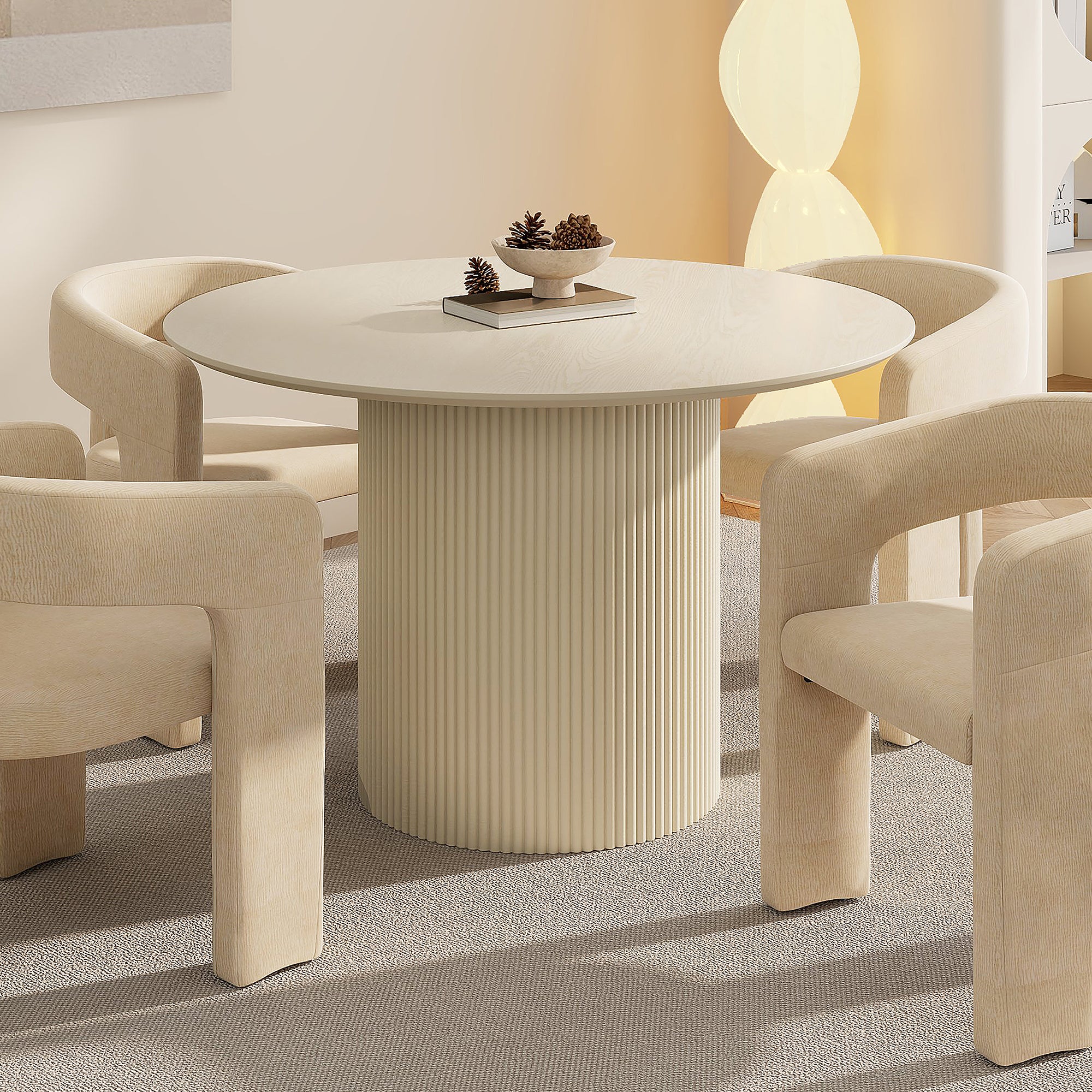 Tovas Round Dining Table, 47"