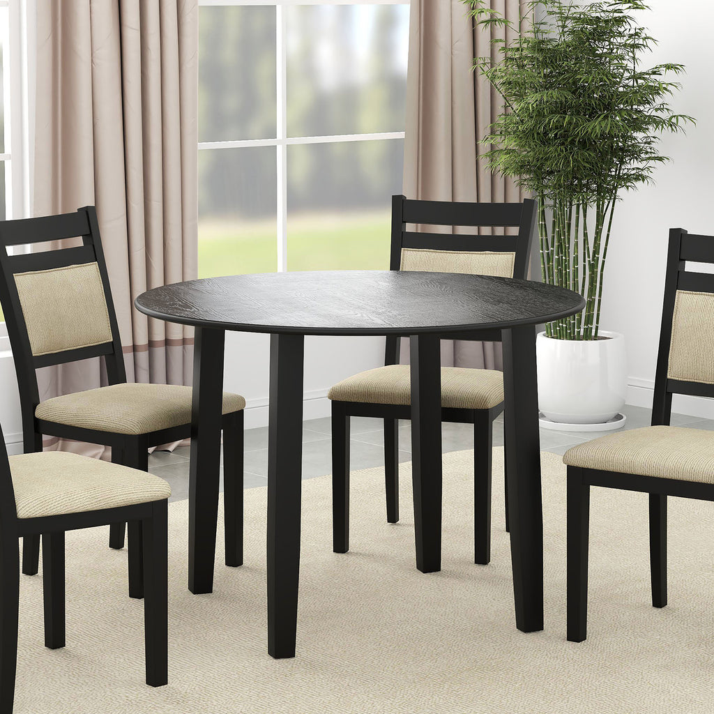 Conrad Round Drop-Leaf Dining Table, 42"