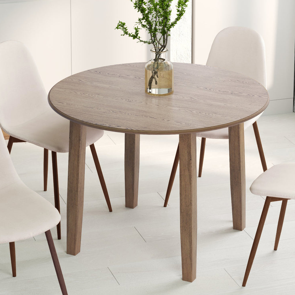 Conrad Round Drop-Leaf Dining Table, 42"