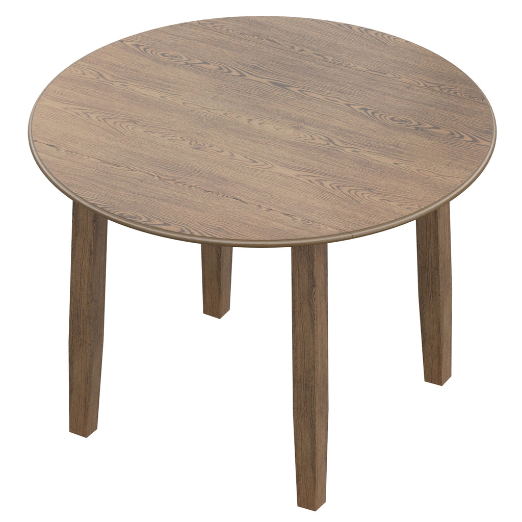 Conrad Round Drop-Leaf Dining Table, 42"