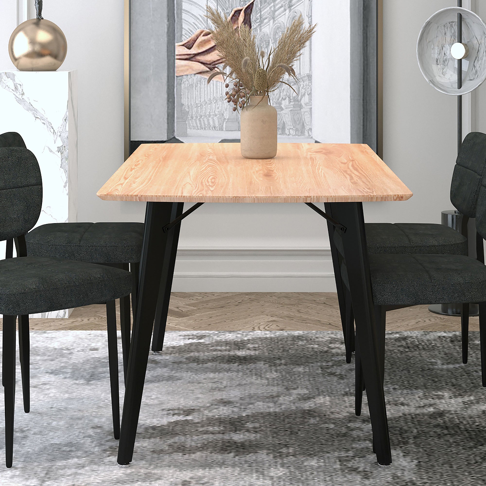 Leon Rectangular Dining Table, 59"