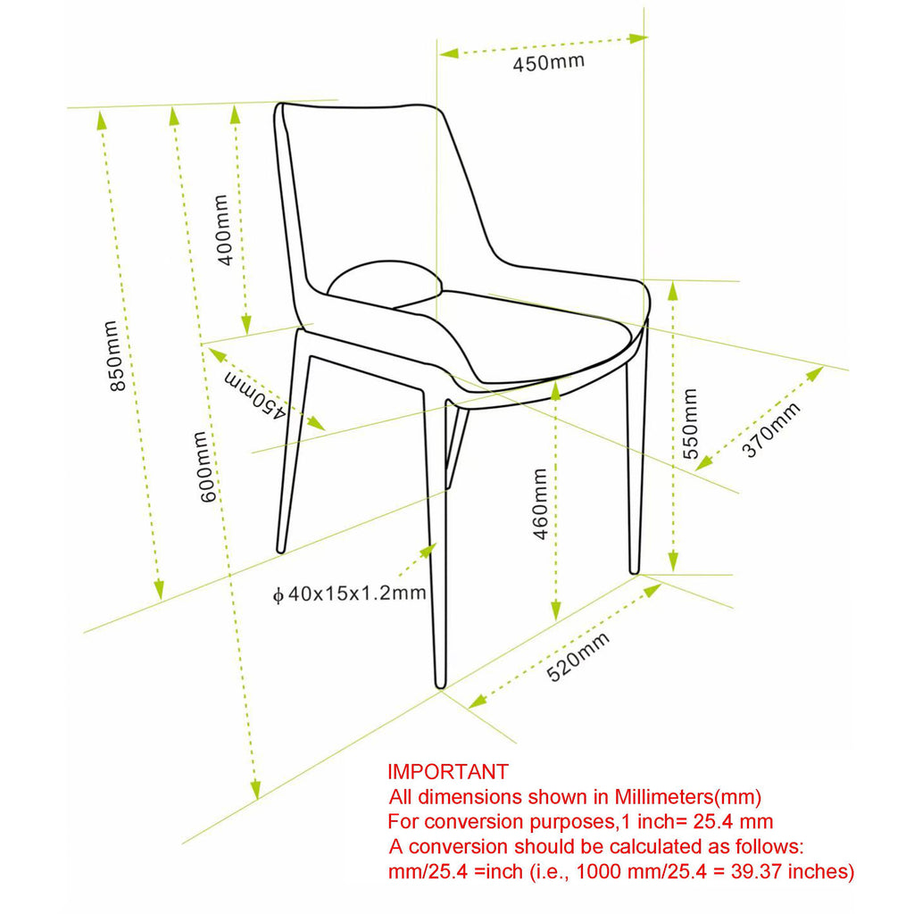 Icona Dining Chair, Set Of 6