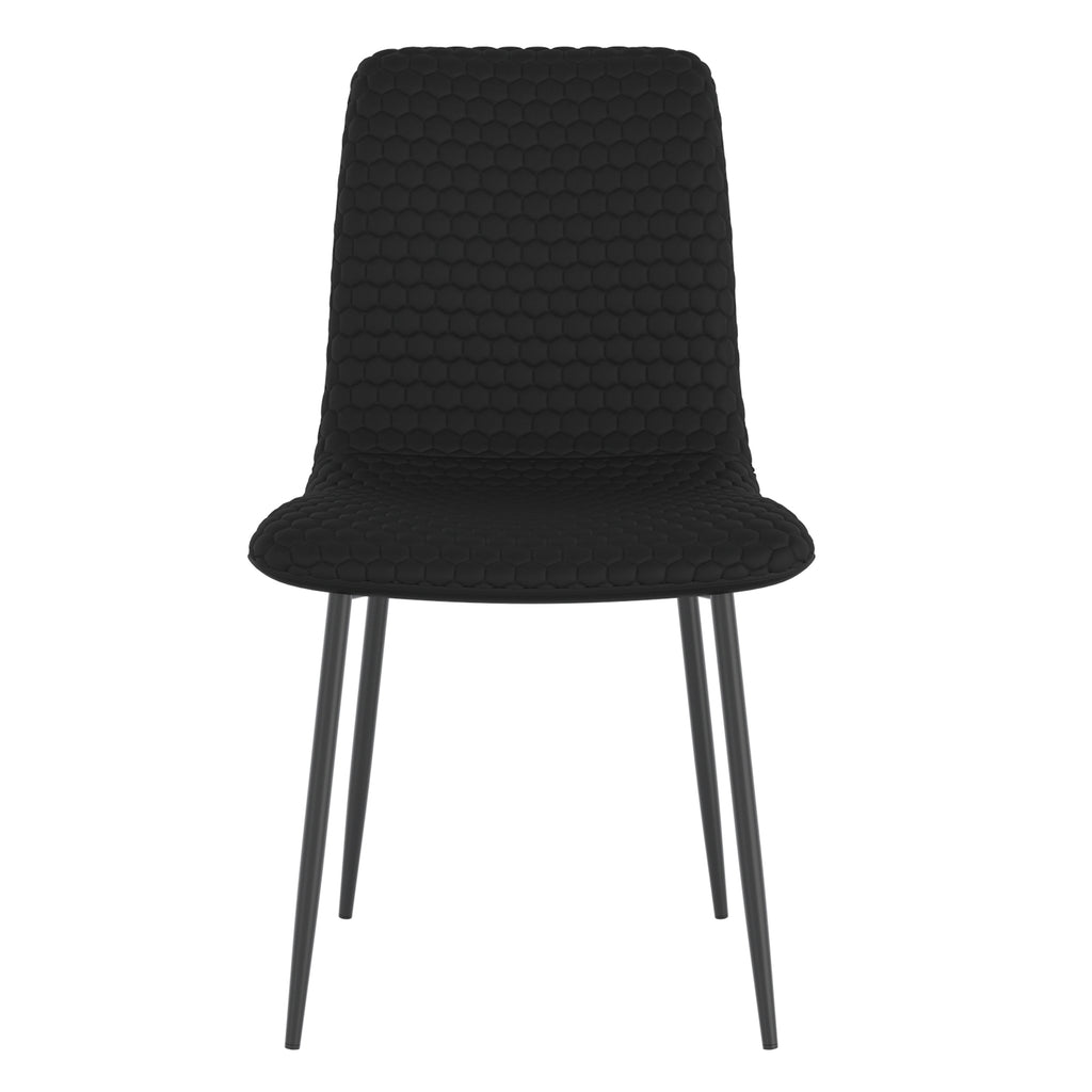 Brixx Dining Chair, Faux Leather, Set Of 2