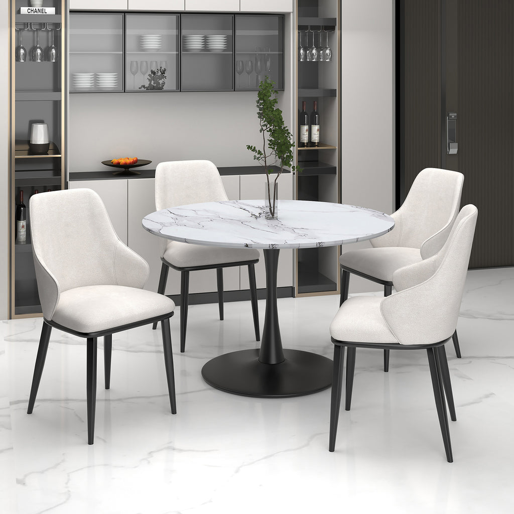 Kash Dining Chair, Fabric, Set Of 2