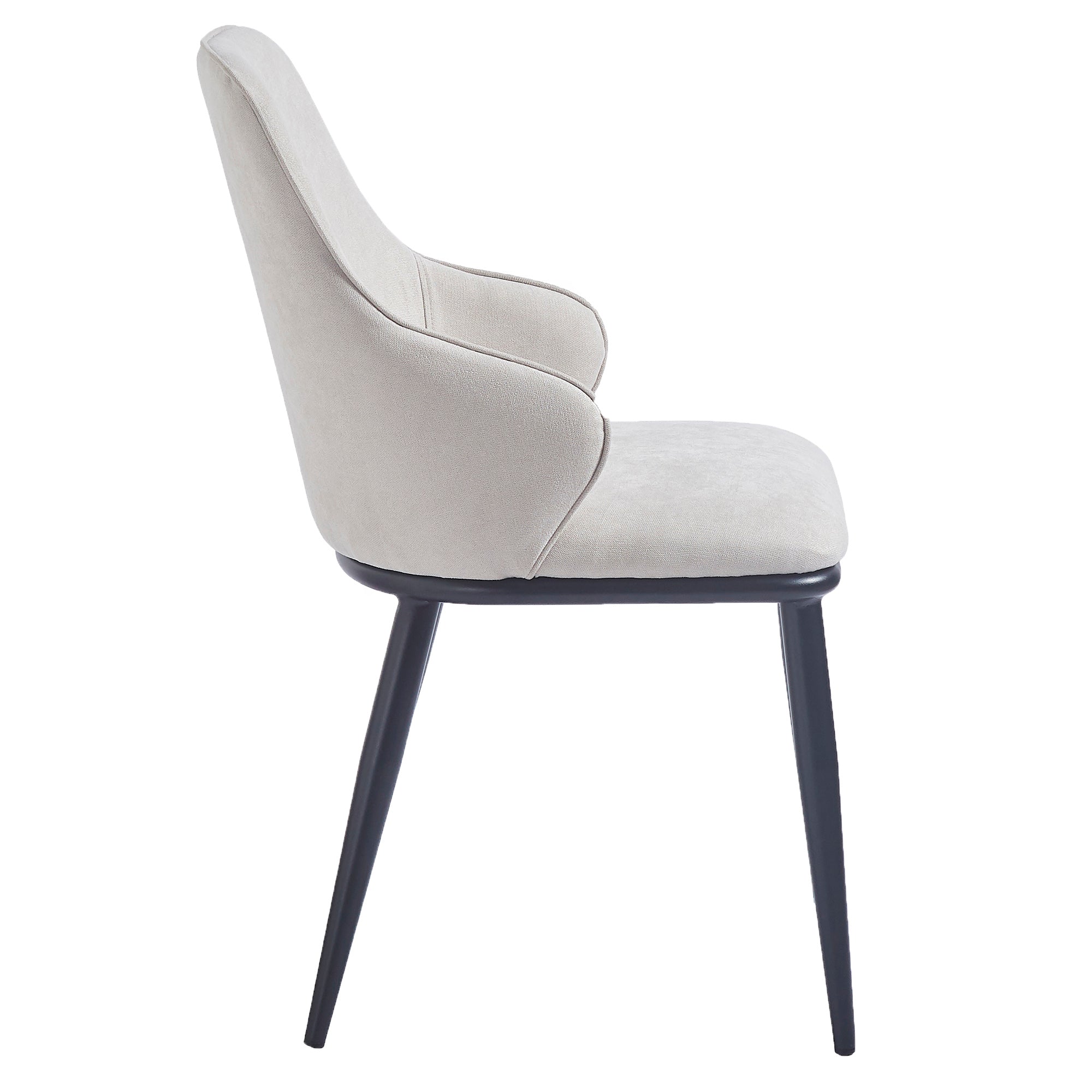 Kash Dining Chair, Fabric, Set Of 2