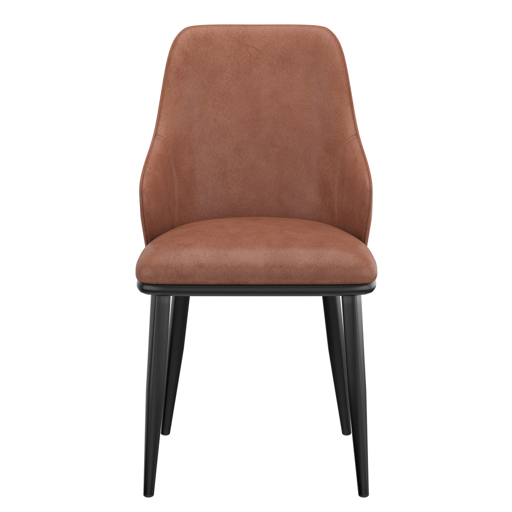 Kash Dining Chair, Faux Leather, Set Of 2