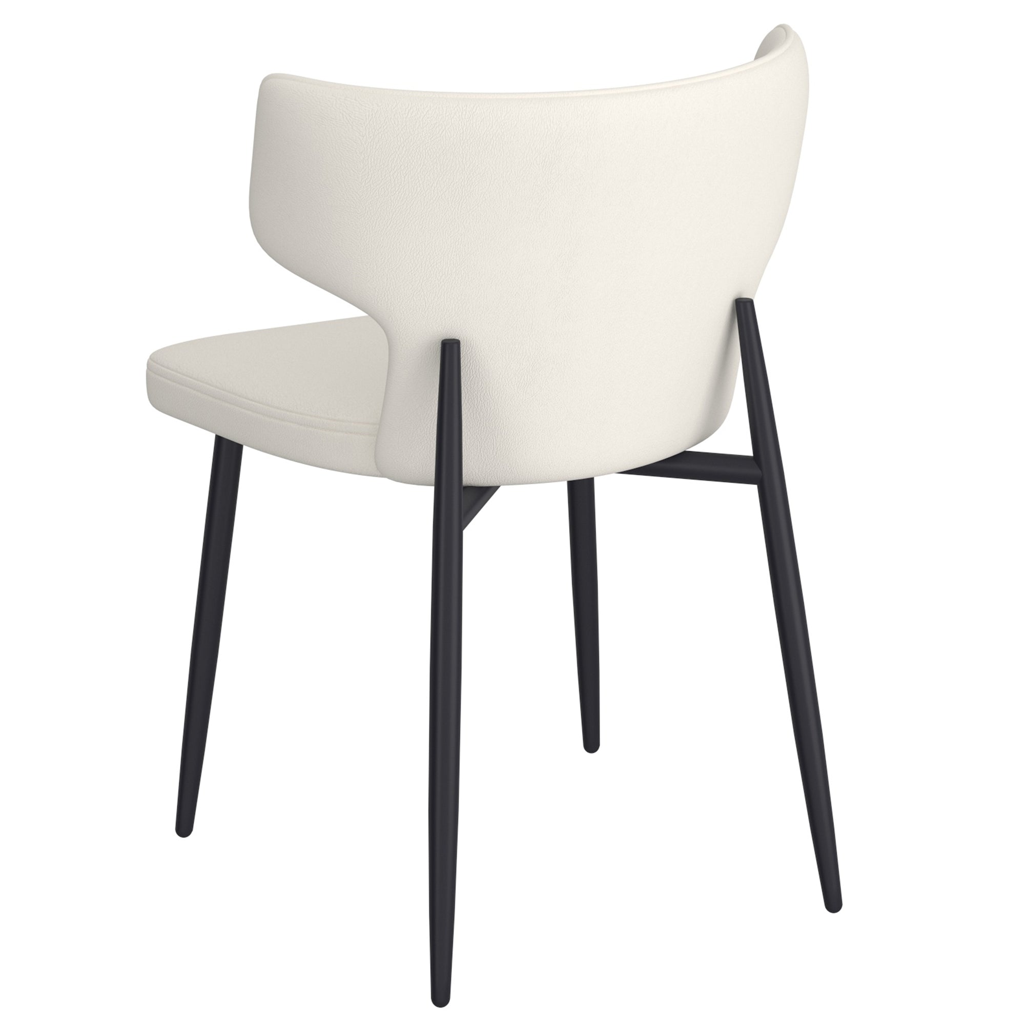 Olis Dining Chair, Faux Leather, Set Of 2