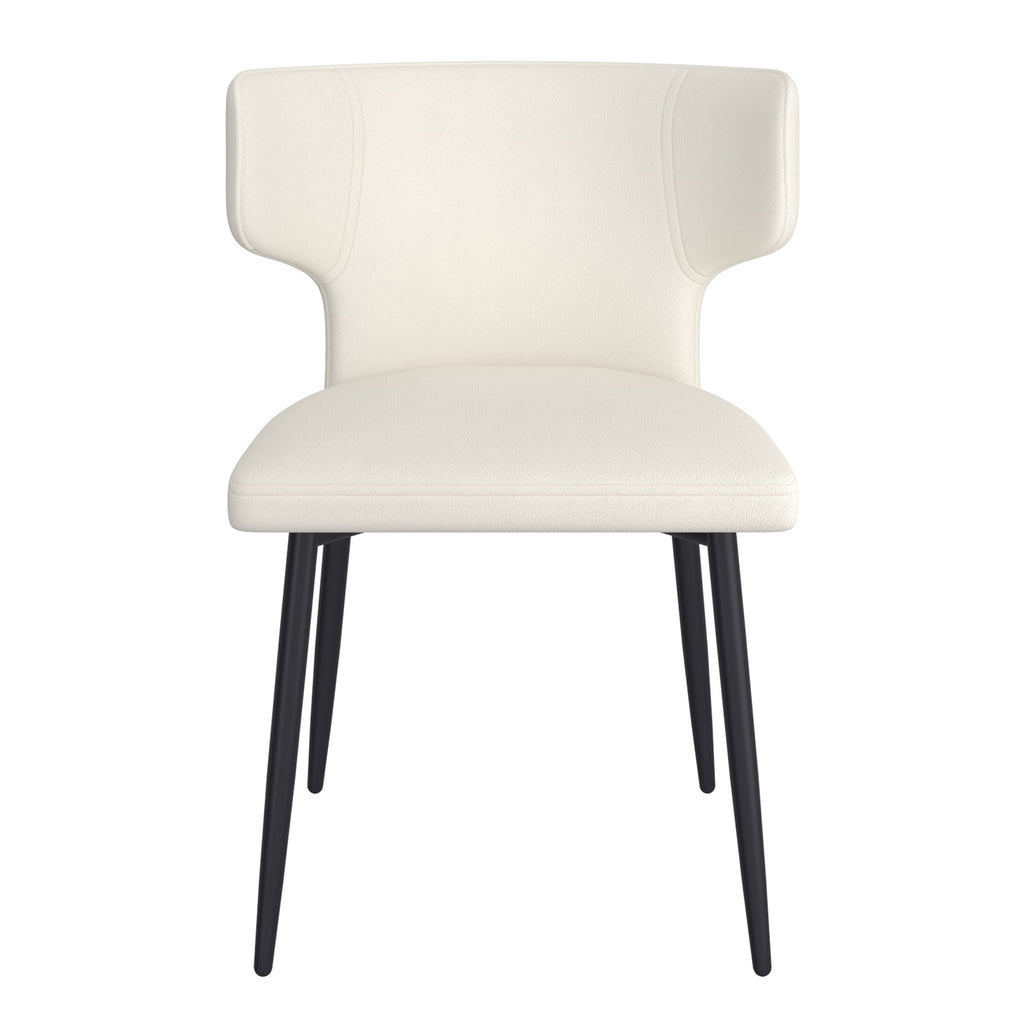 Olis Dining Chair, Faux Leather, Set Of 2