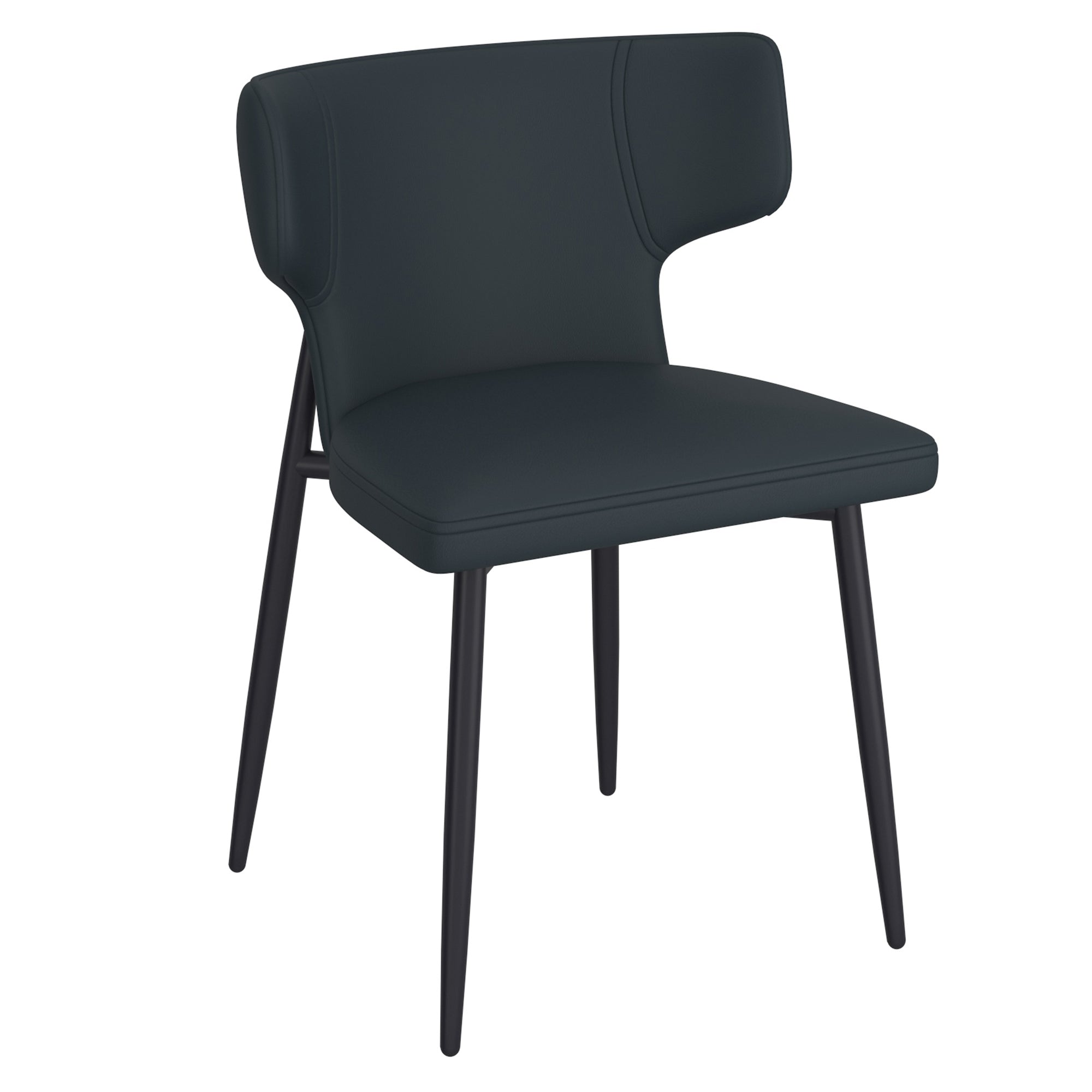 Olis Dining Chair, Faux Leather, Set Of 2