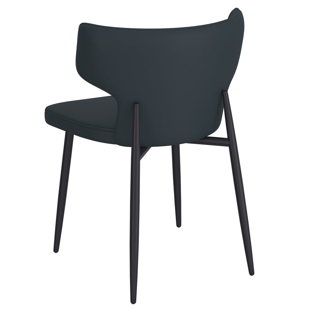 Olis Dining Chair, Faux Leather, Set Of 2