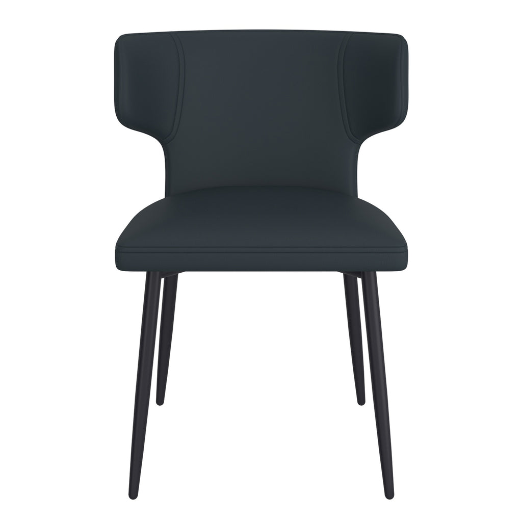 Olis Dining Chair, Faux Leather, Set Of 2