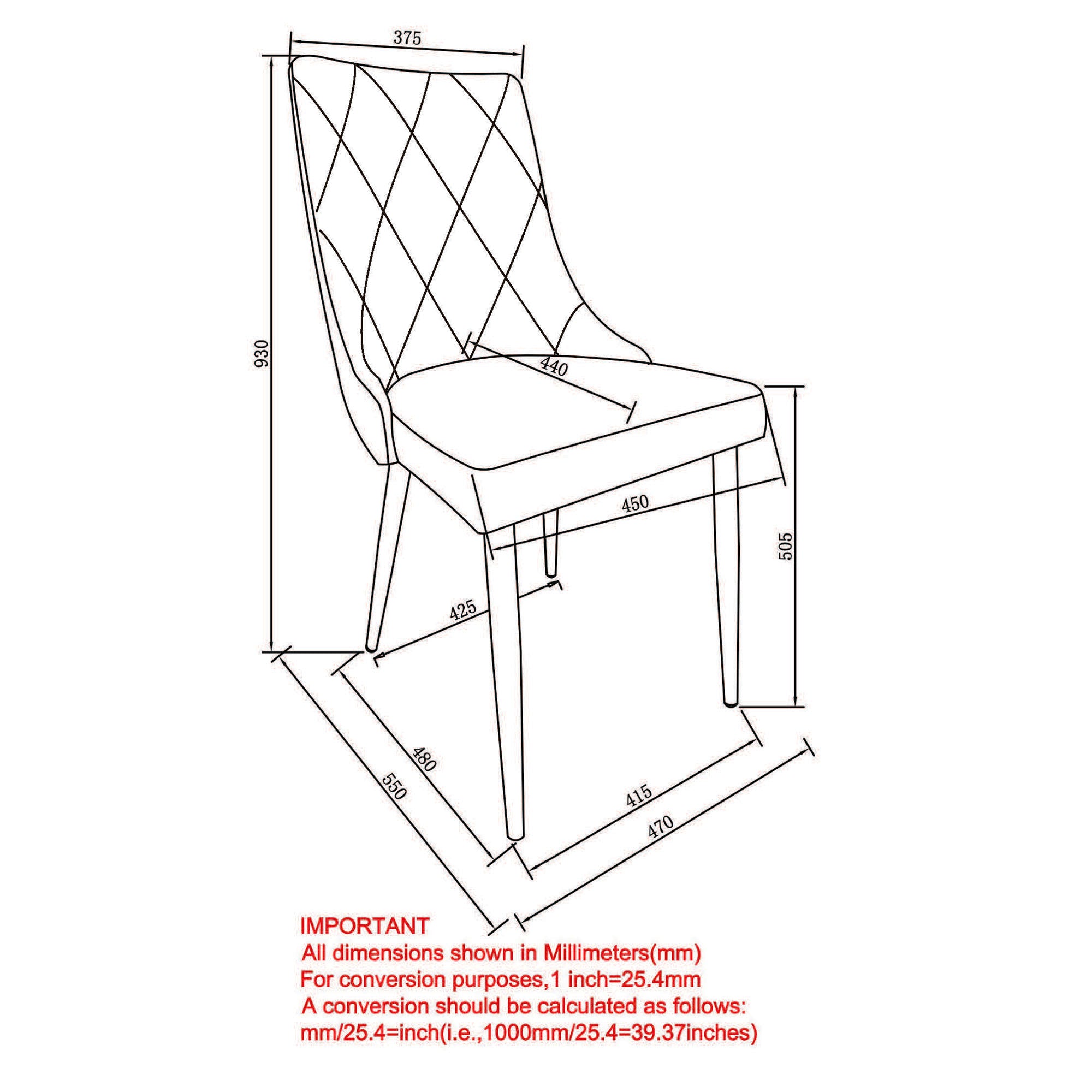 Devo Dining Chair, Set Of 2