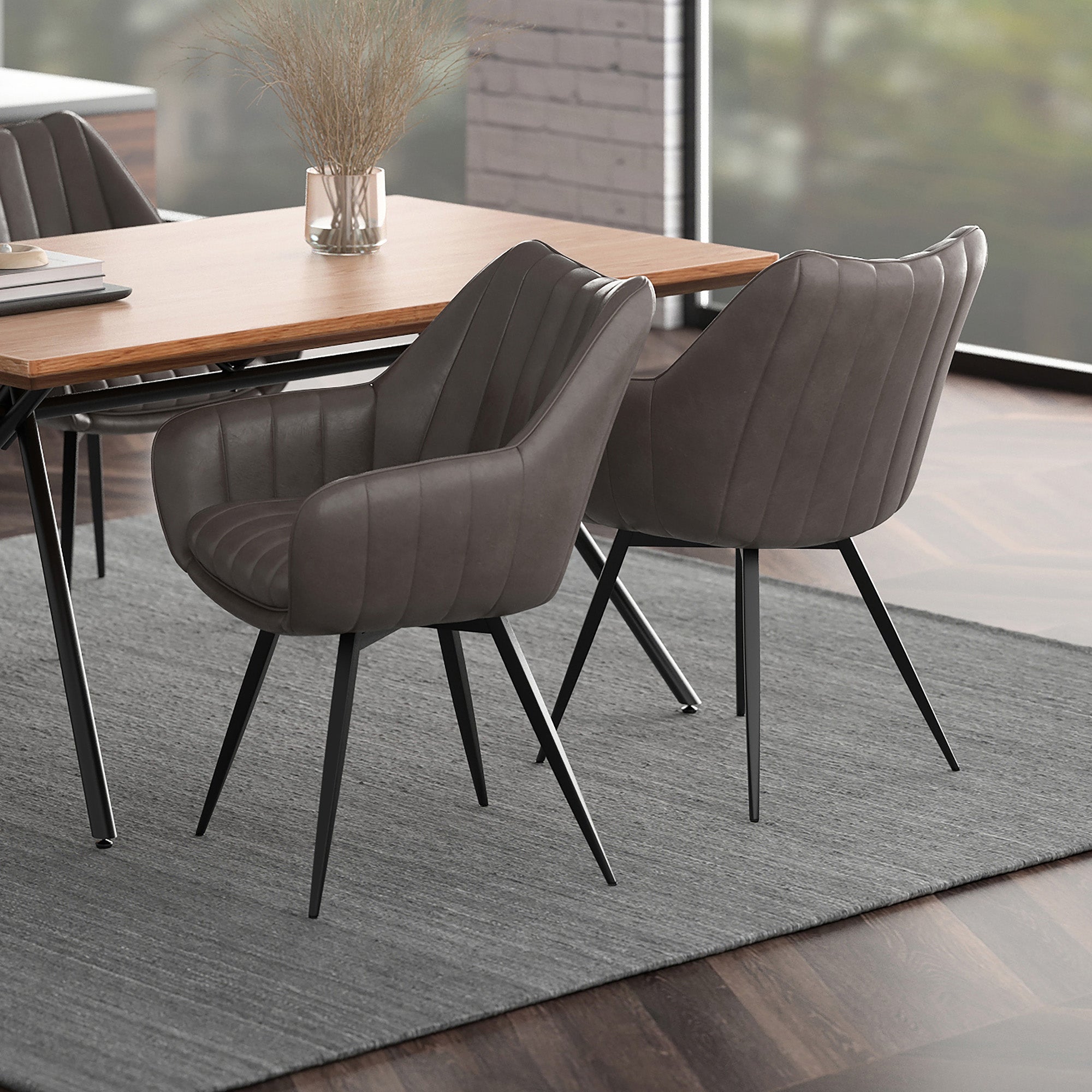 Talon Swivel Dining/Accent Chair, Set Of 2