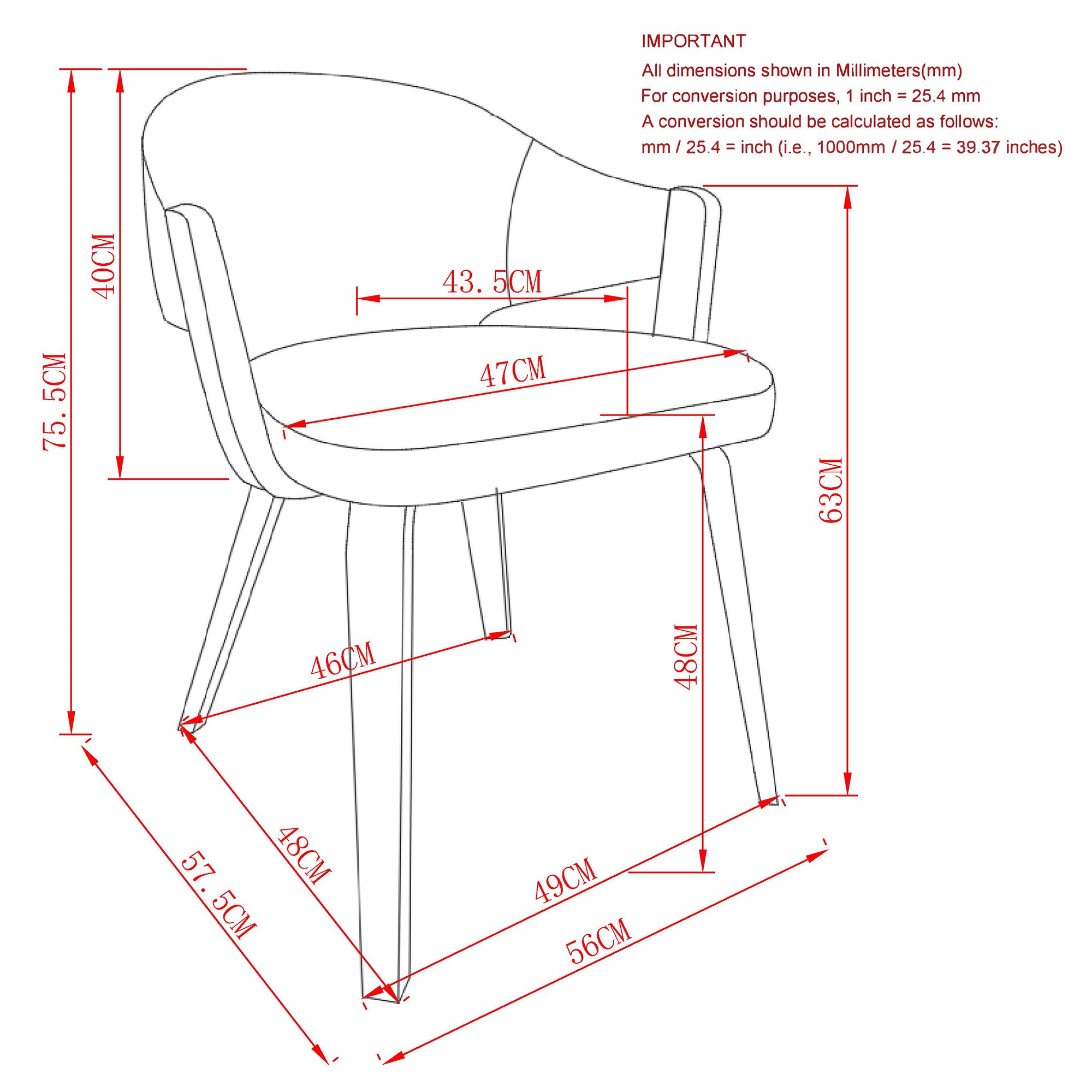 Freya Dining Chair, Set Of 2